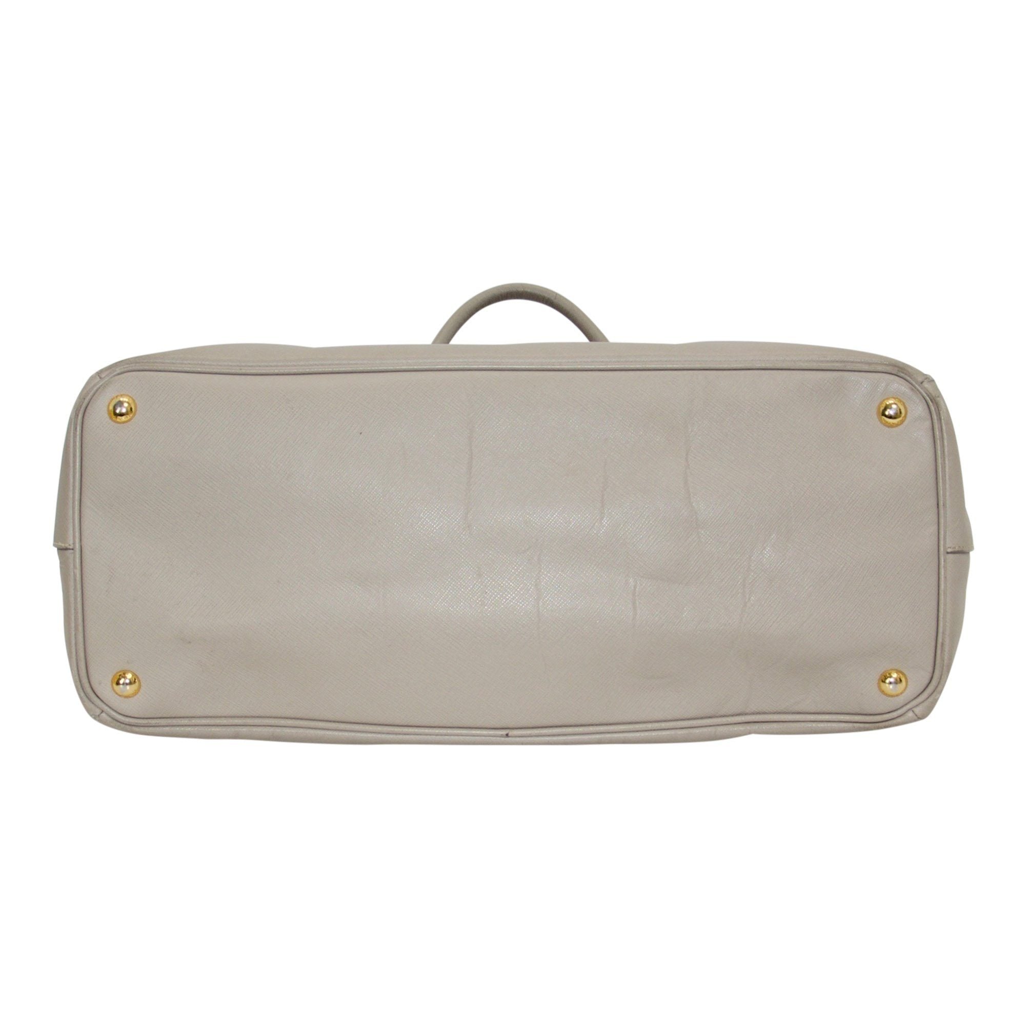 Prada XL Saffiano Lux Double Zip Tote