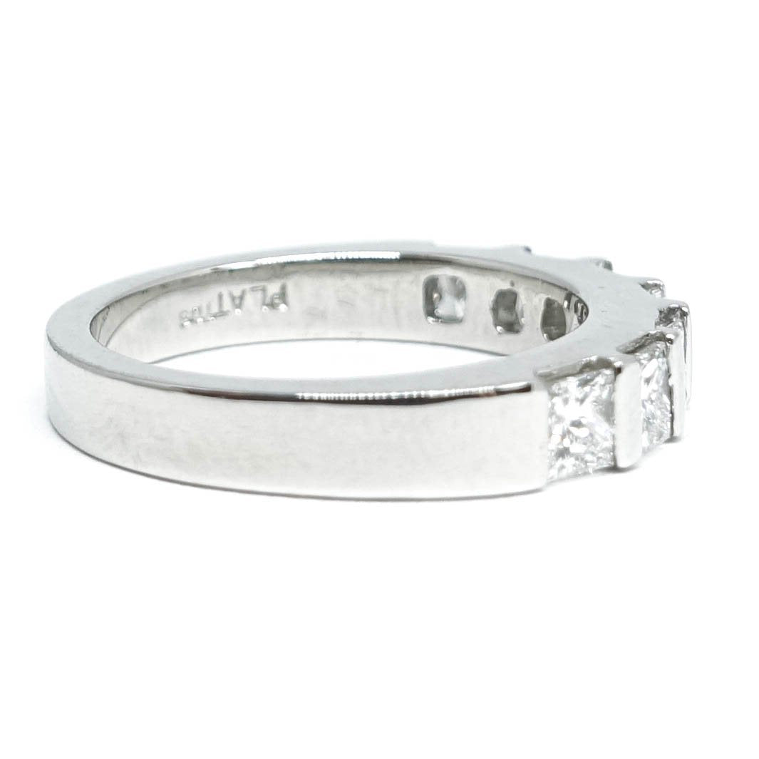 Princess Cut Diamond Band