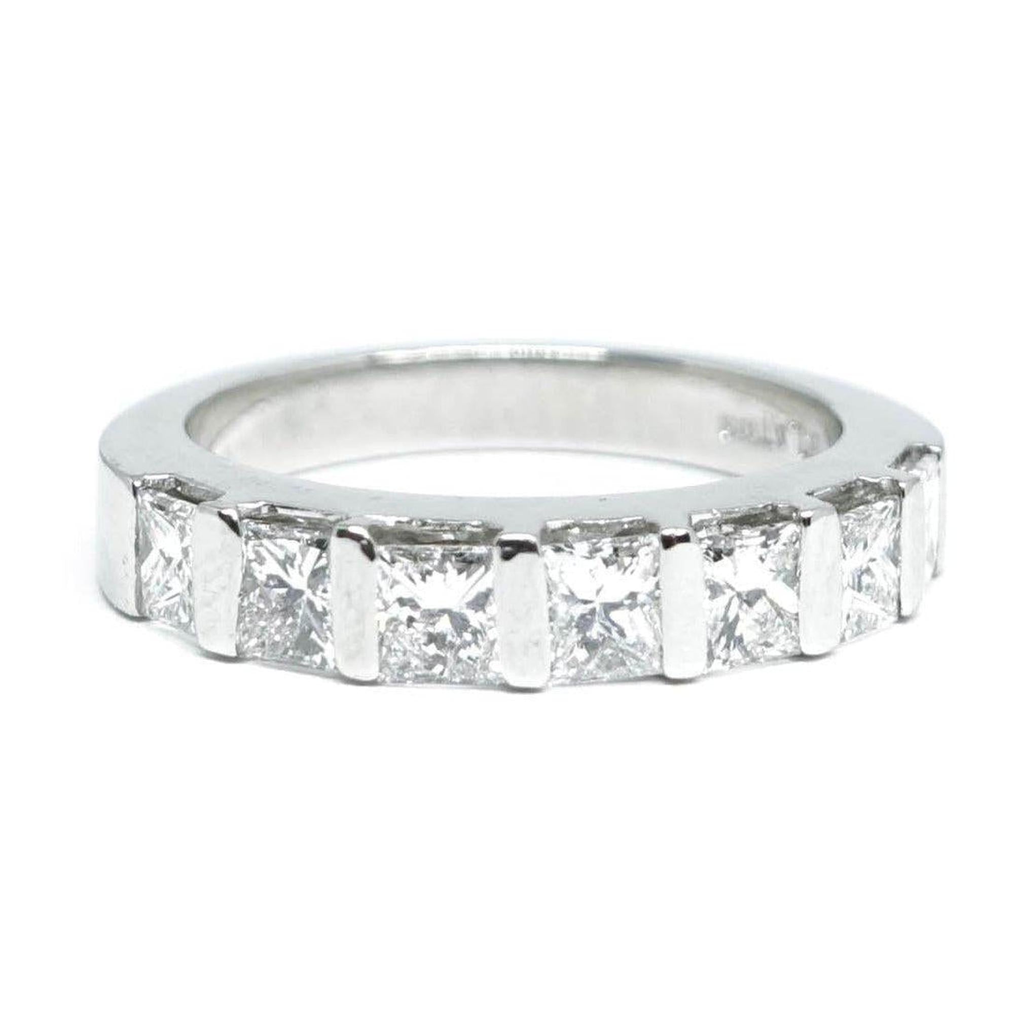 Princess Cut Diamond Band