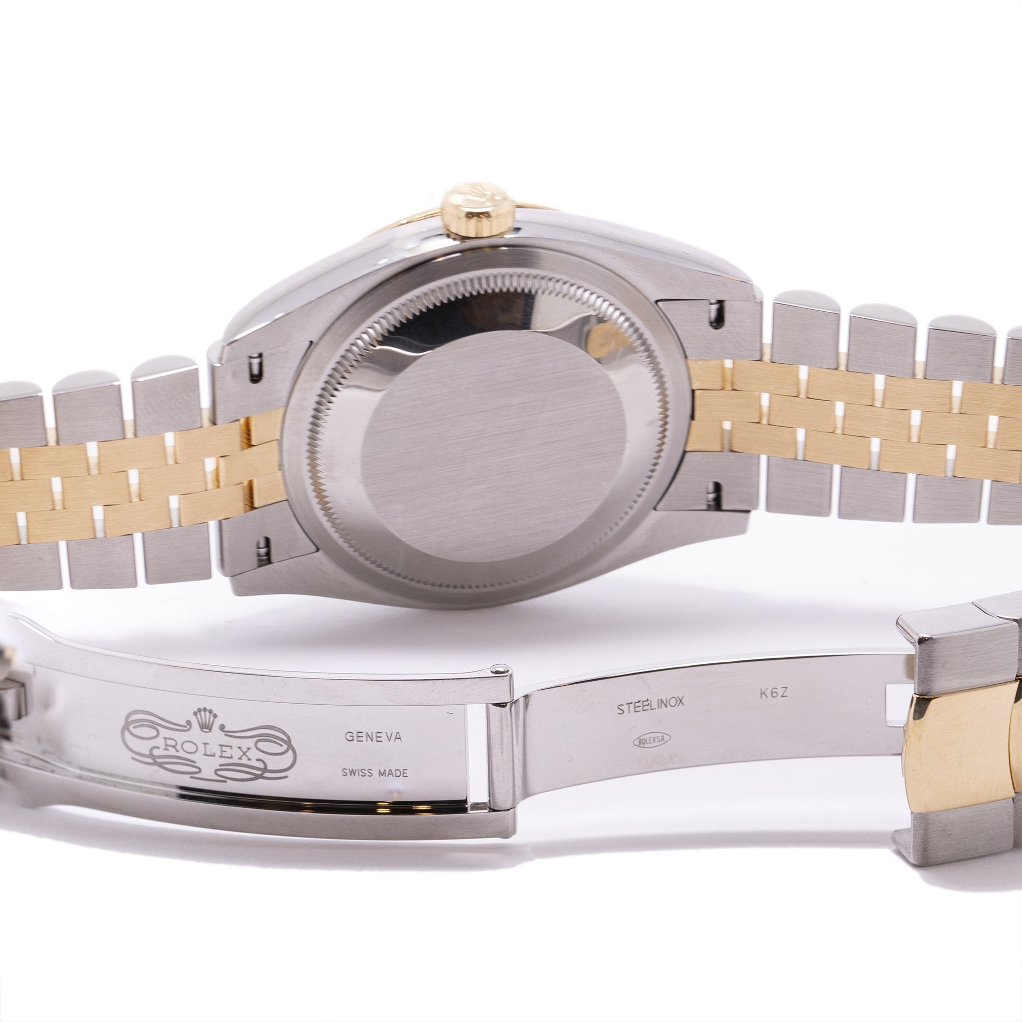 Rolex 2020 Two-Tone Datejust 36 mm Watch w/ Diamond Dial & Box & Papers