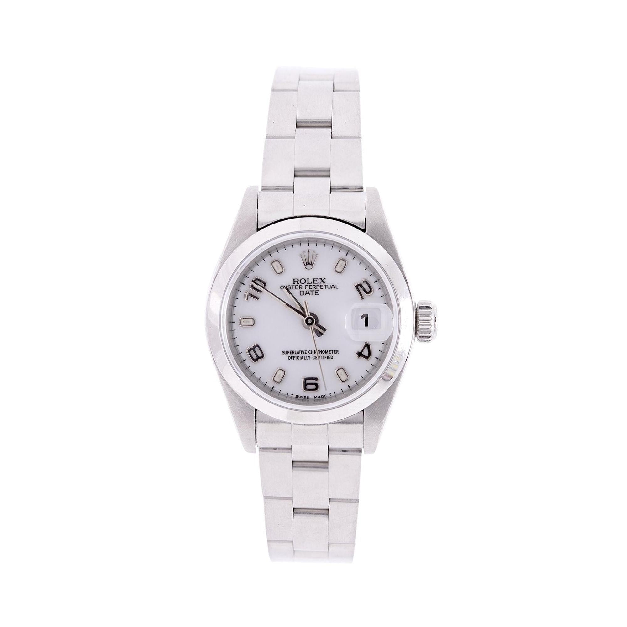 Rolex Oyster Perpetual Date 26 mm Watch w/ Box