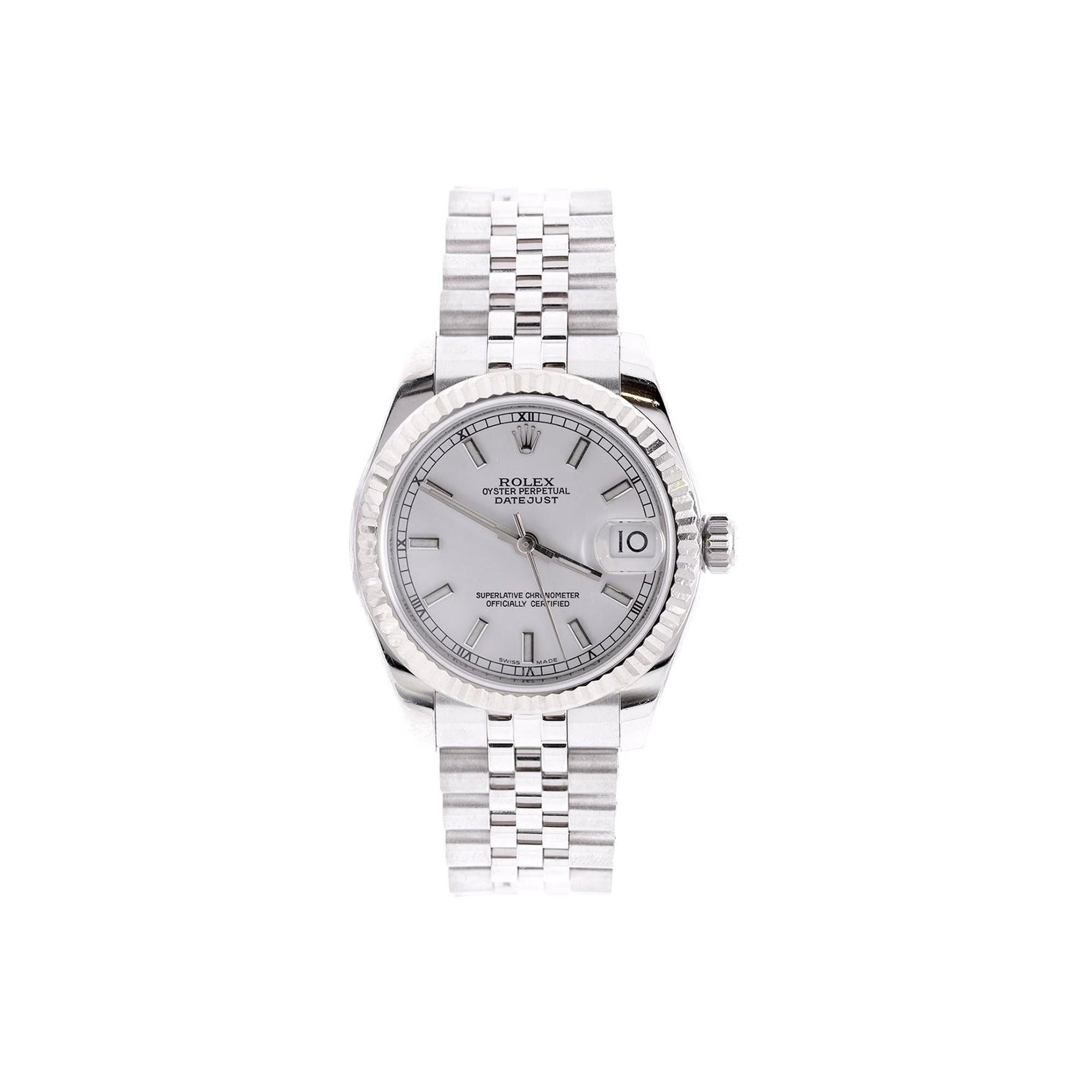 Rolex Oyster Perpetual Datejust 31 mm Watch w/ Box & Papers