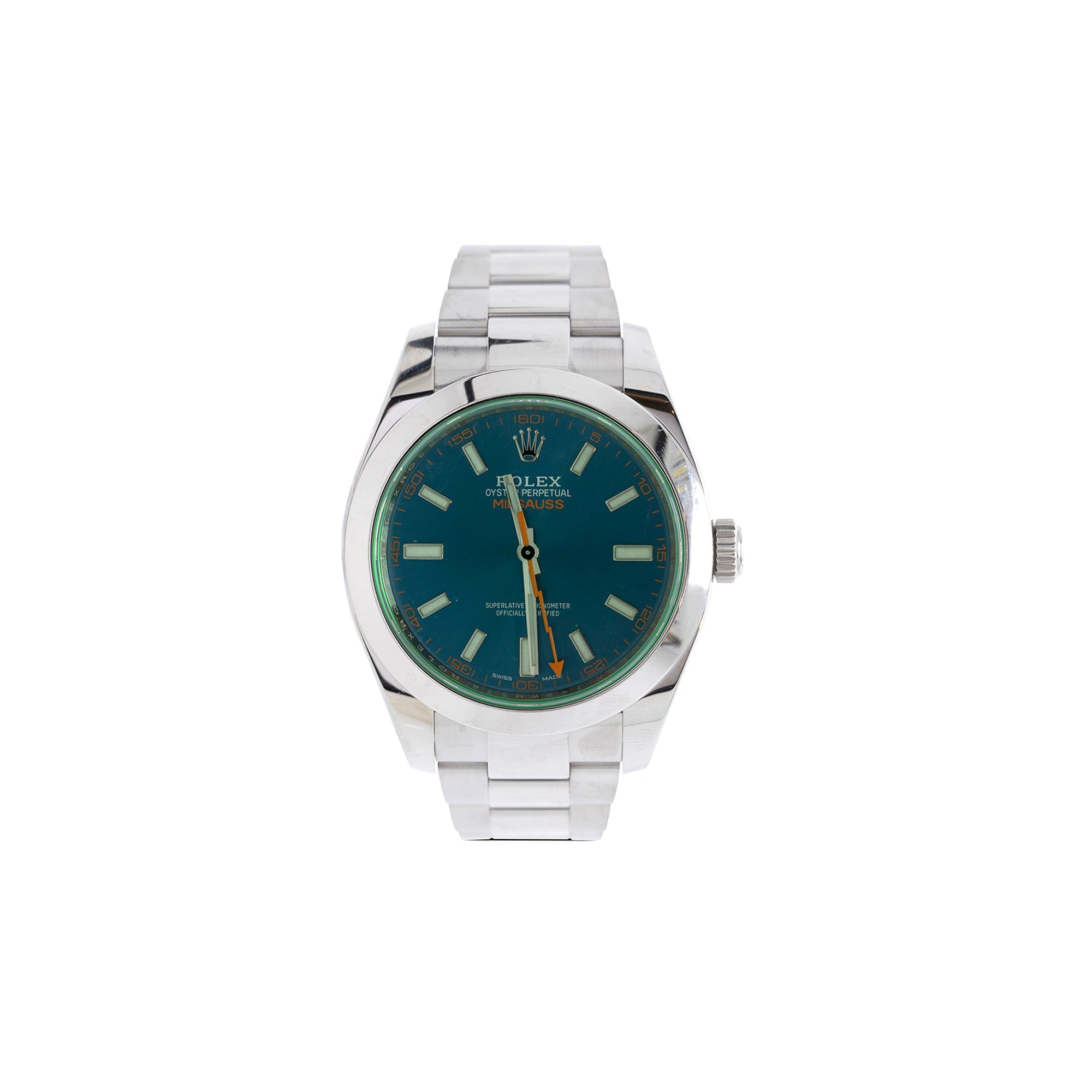 Rolex Oyster Perpetual Milgauss Watch w/ Box & Papers