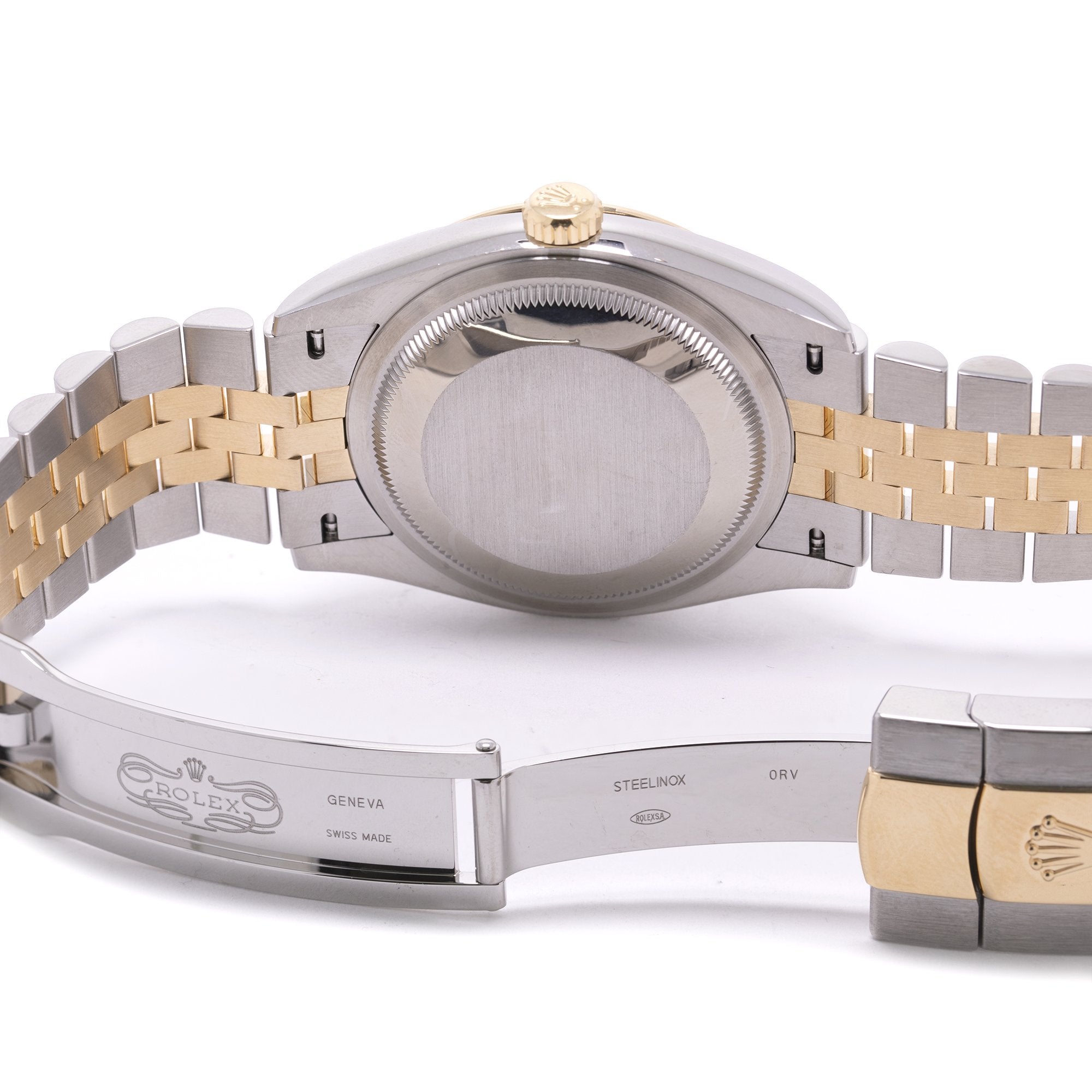 Rolex Two-Tone Datejust 36 mm Watch w/ Box & Cards