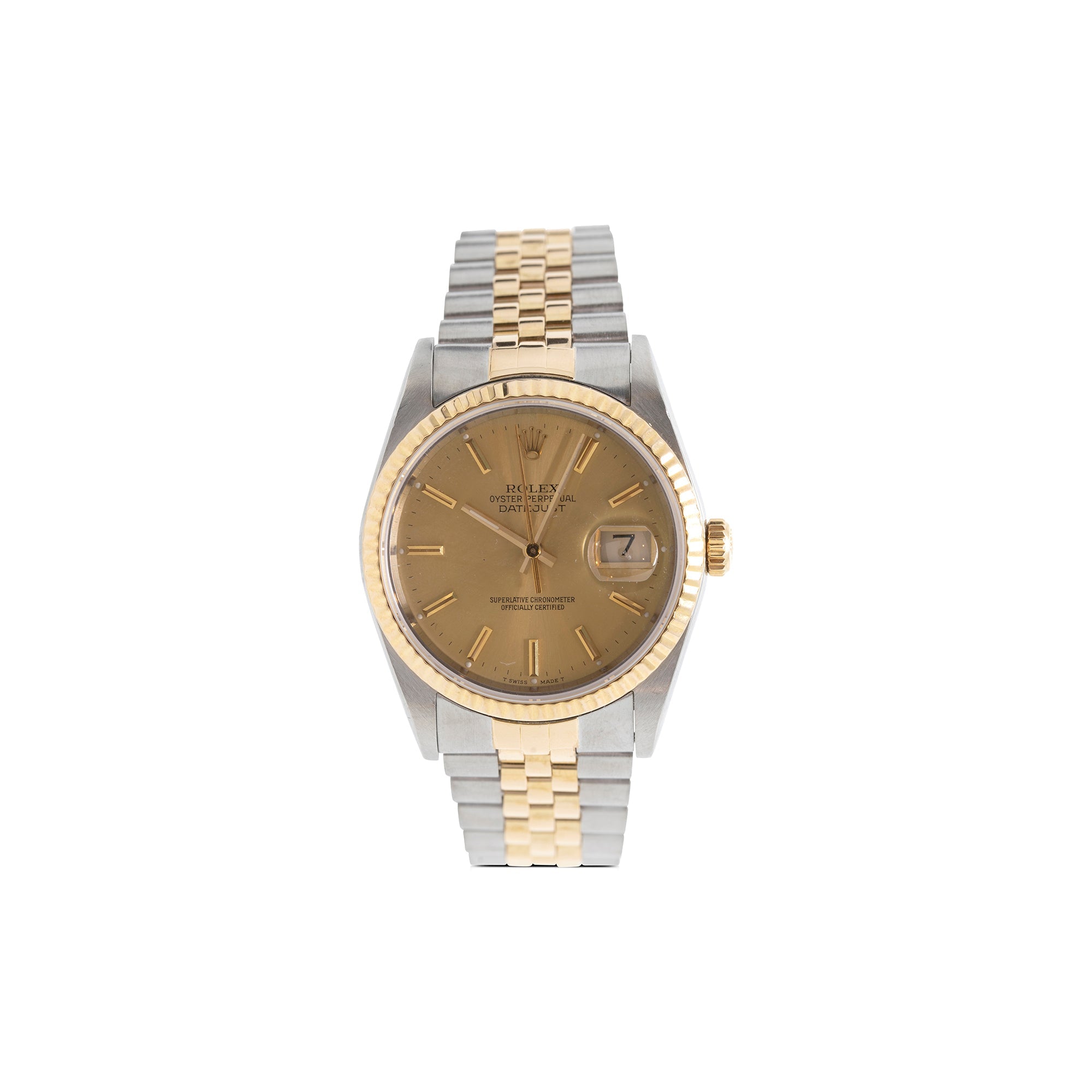 Rolex Two-Tone Datejust 36 mm Watch w/ Box & Papers