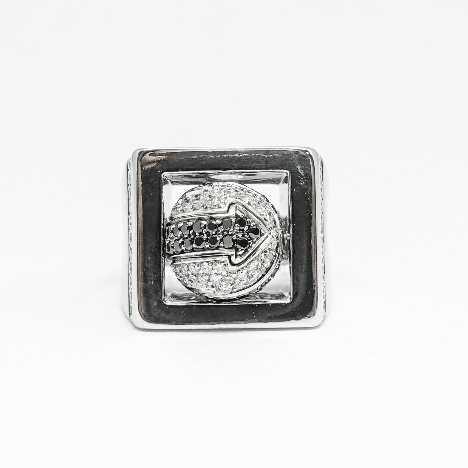 Rotating Diamond Ball Ring – OLIVER'S
