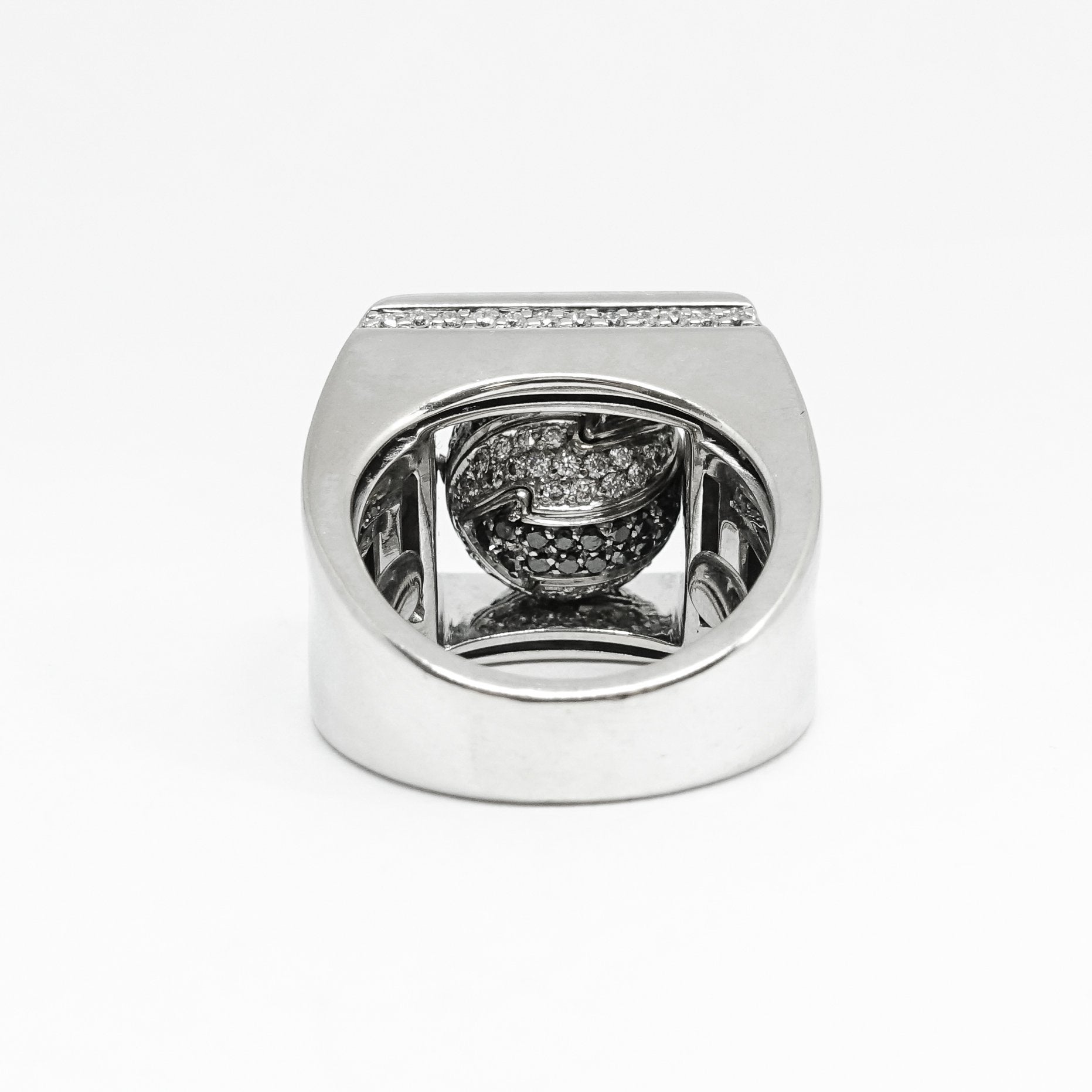 Rotating Diamond Ball Ring – OLIVER'S