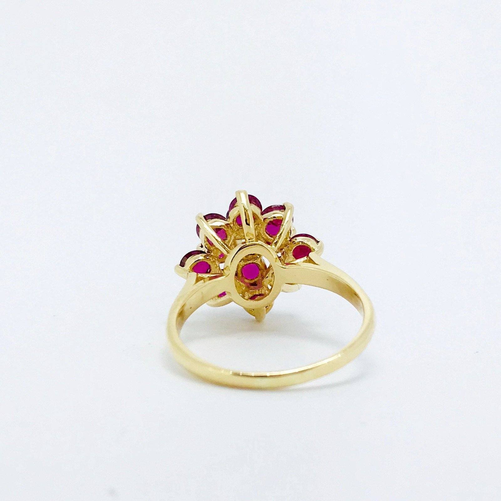 Ruby And Diamond Cocktail Ring