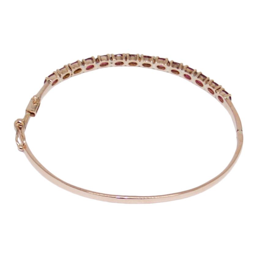 Ruby Bangle Bracelet