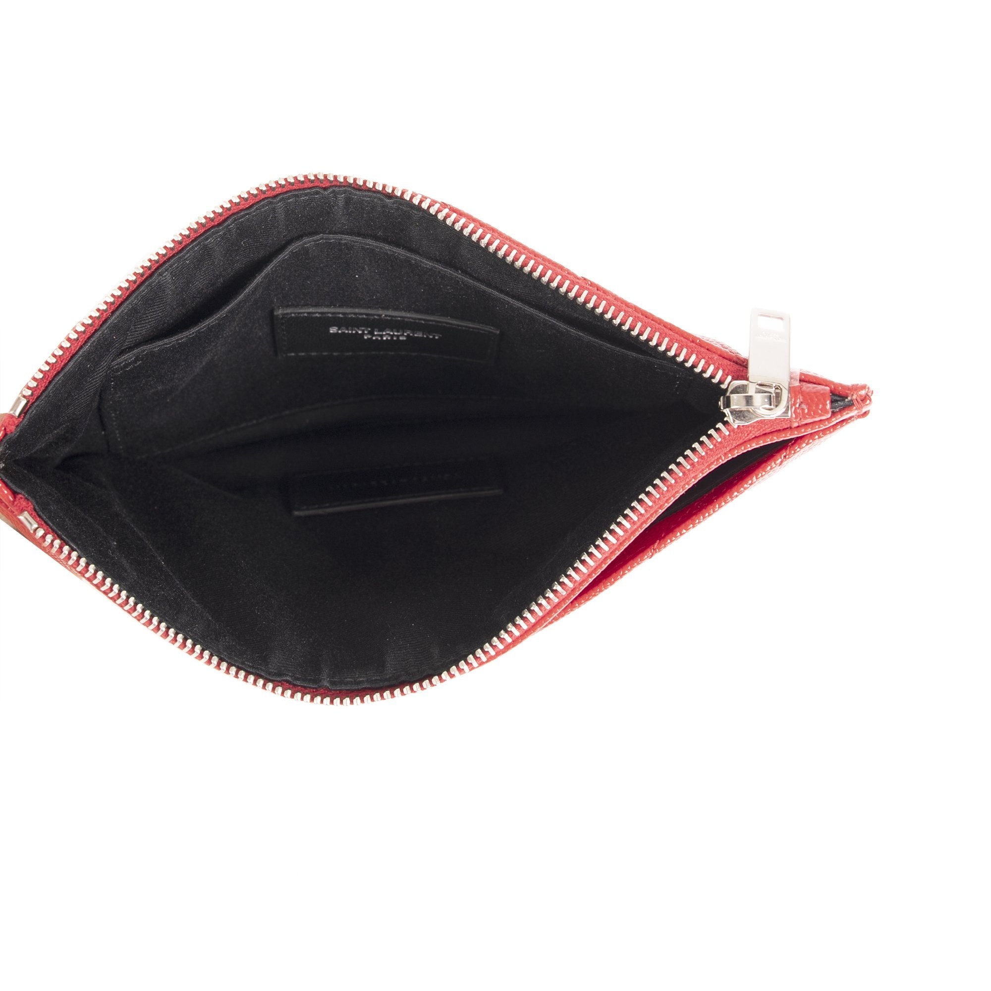 Saint Laurent 2019 Matelasse Monogram Bill Pouch w/ Box