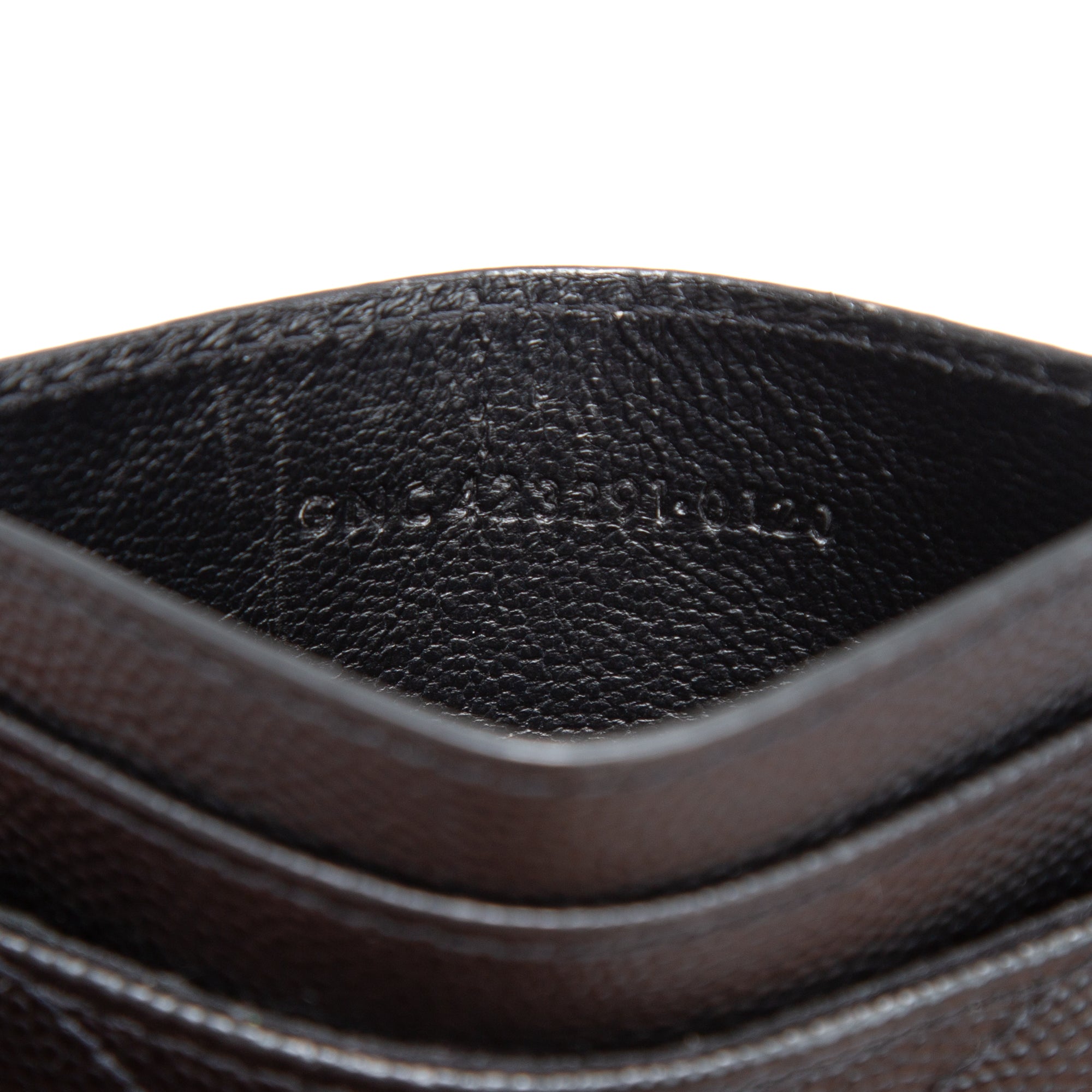 Saint Laurent 2020 Monogram Leather Card Holder w/ Box