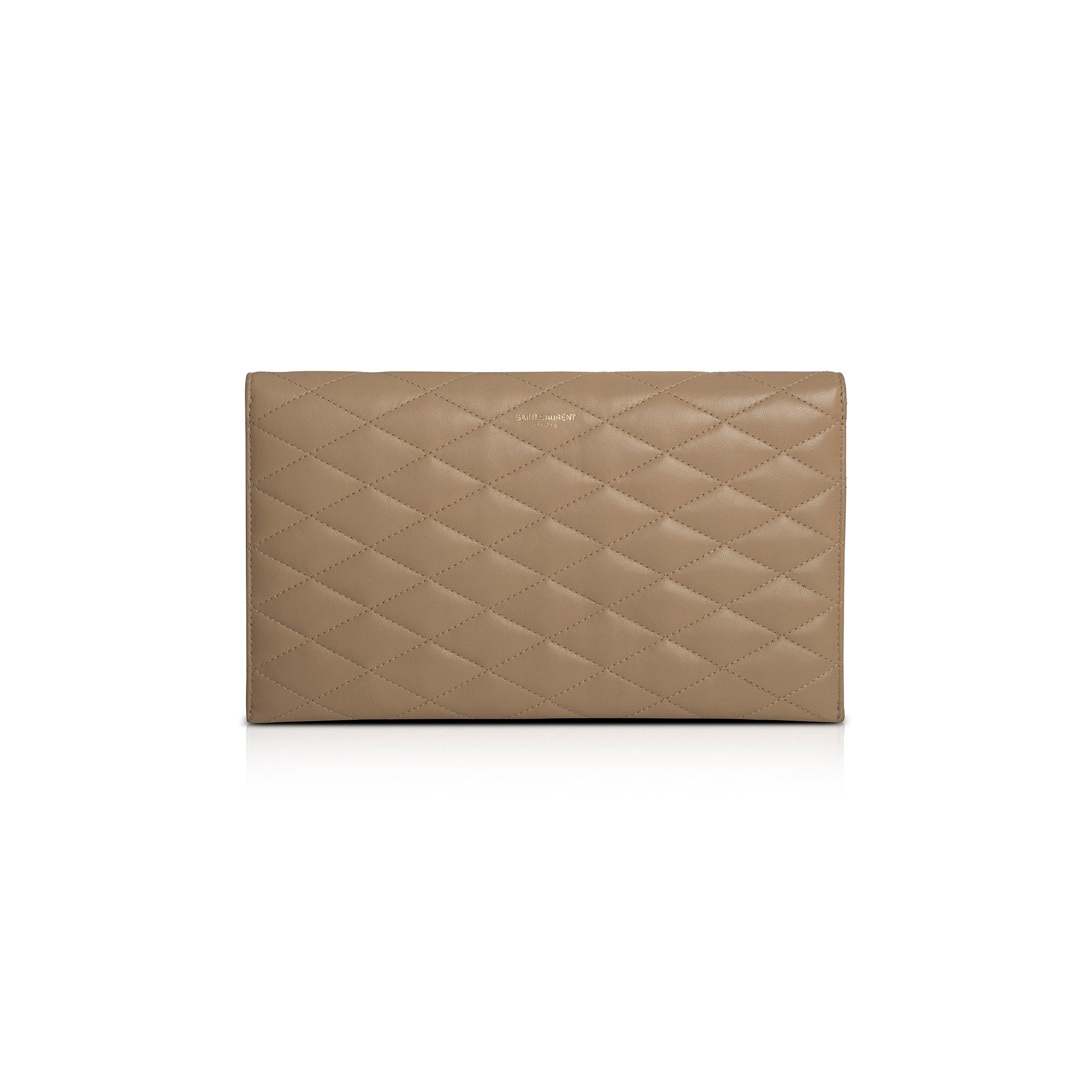 Saint Laurent 2020 Quilted Sade Envelope Pouch Clutch