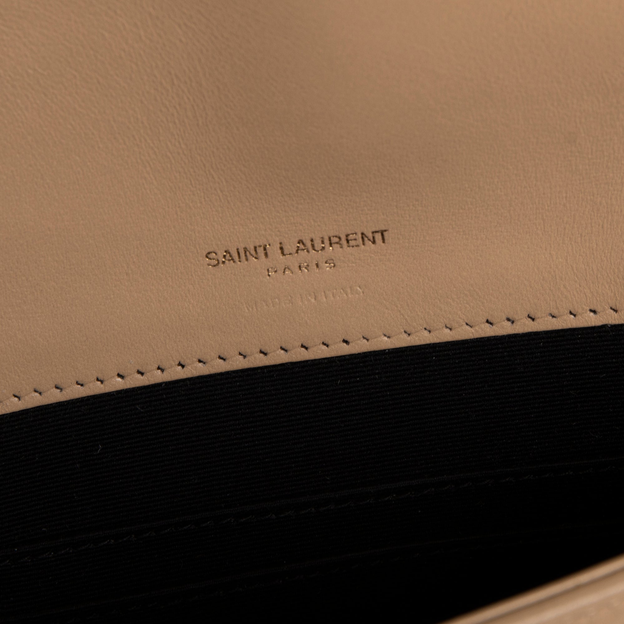 Saint Laurent 2020 Quilted Sade Envelope Pouch Clutch