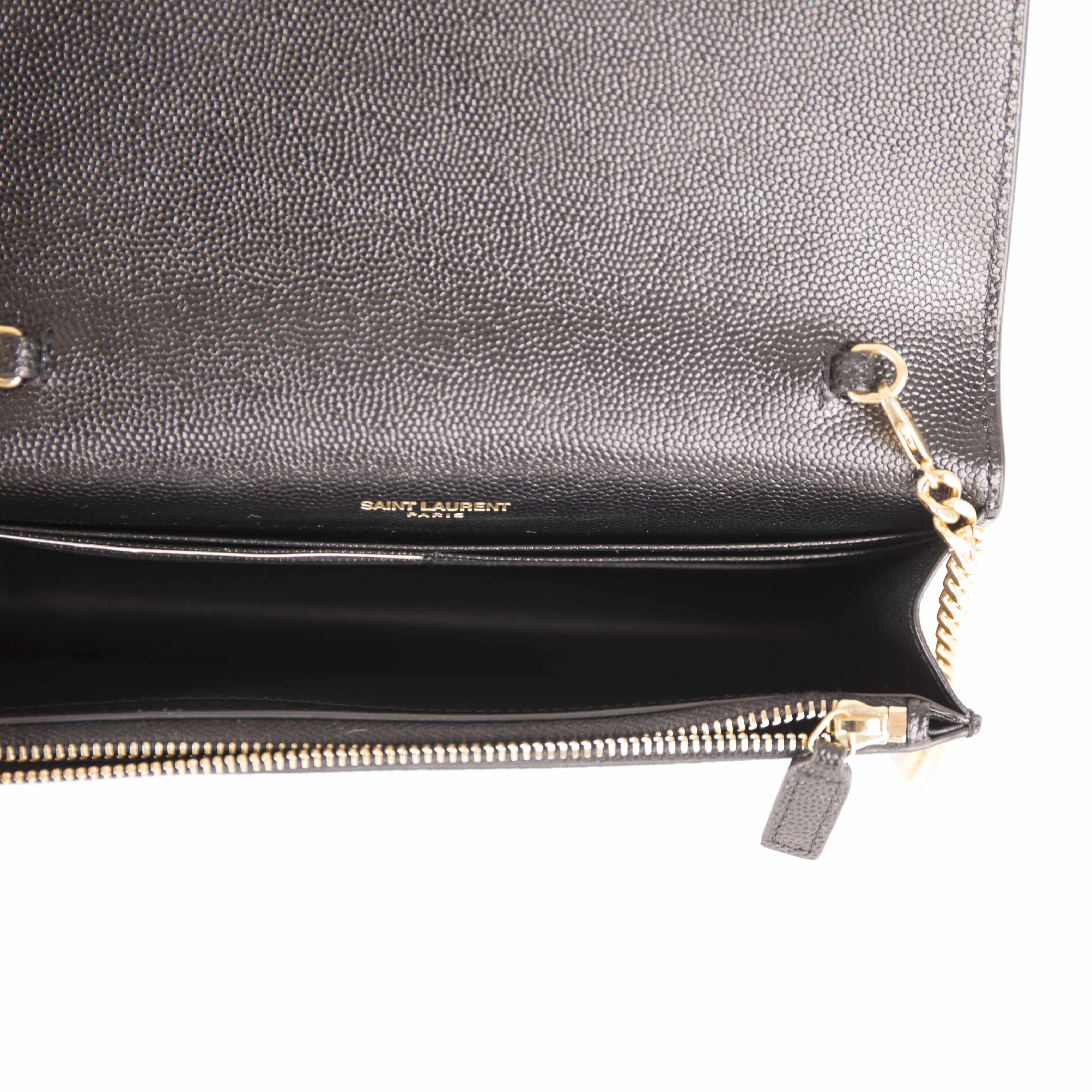 Saint Laurent 2020 Small Kate Tassel Wallet on Chain w/ Box