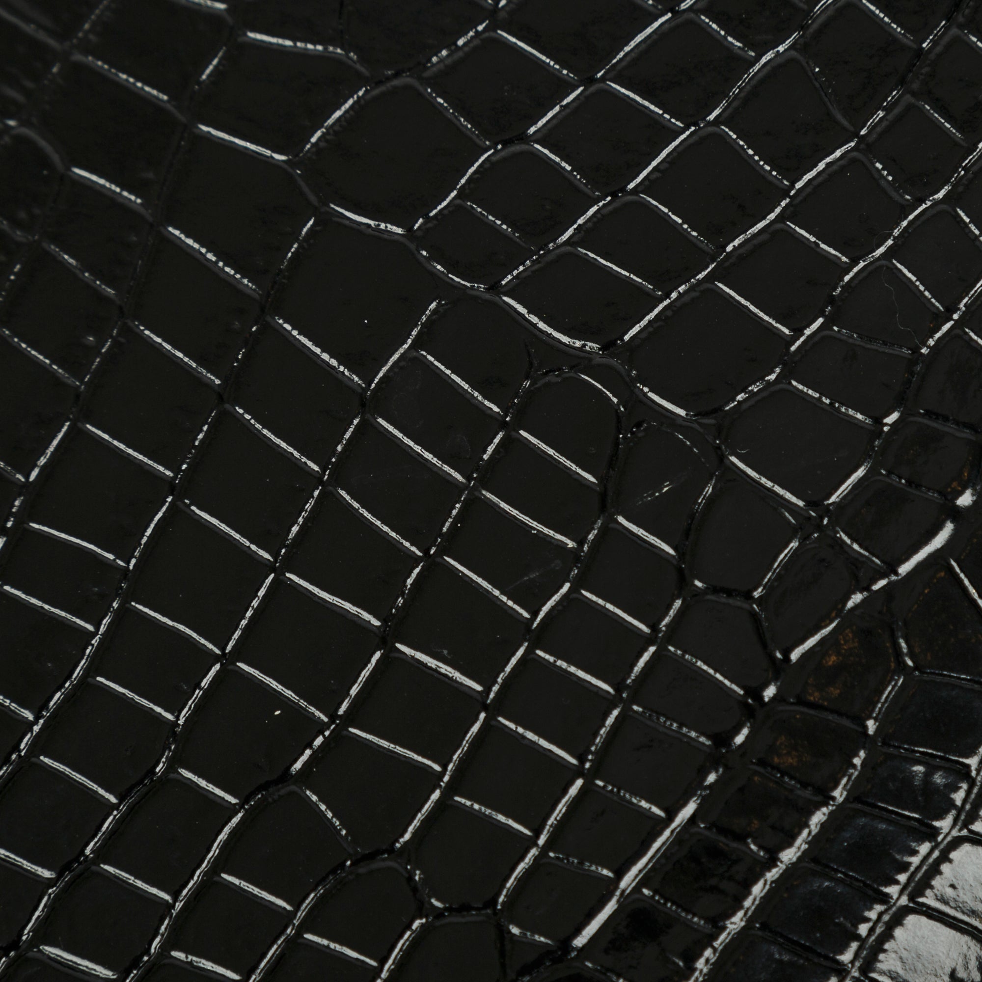 Saint Laurent 2021 Crocodile-Embossed Uptown Chain Wallet w/ Box