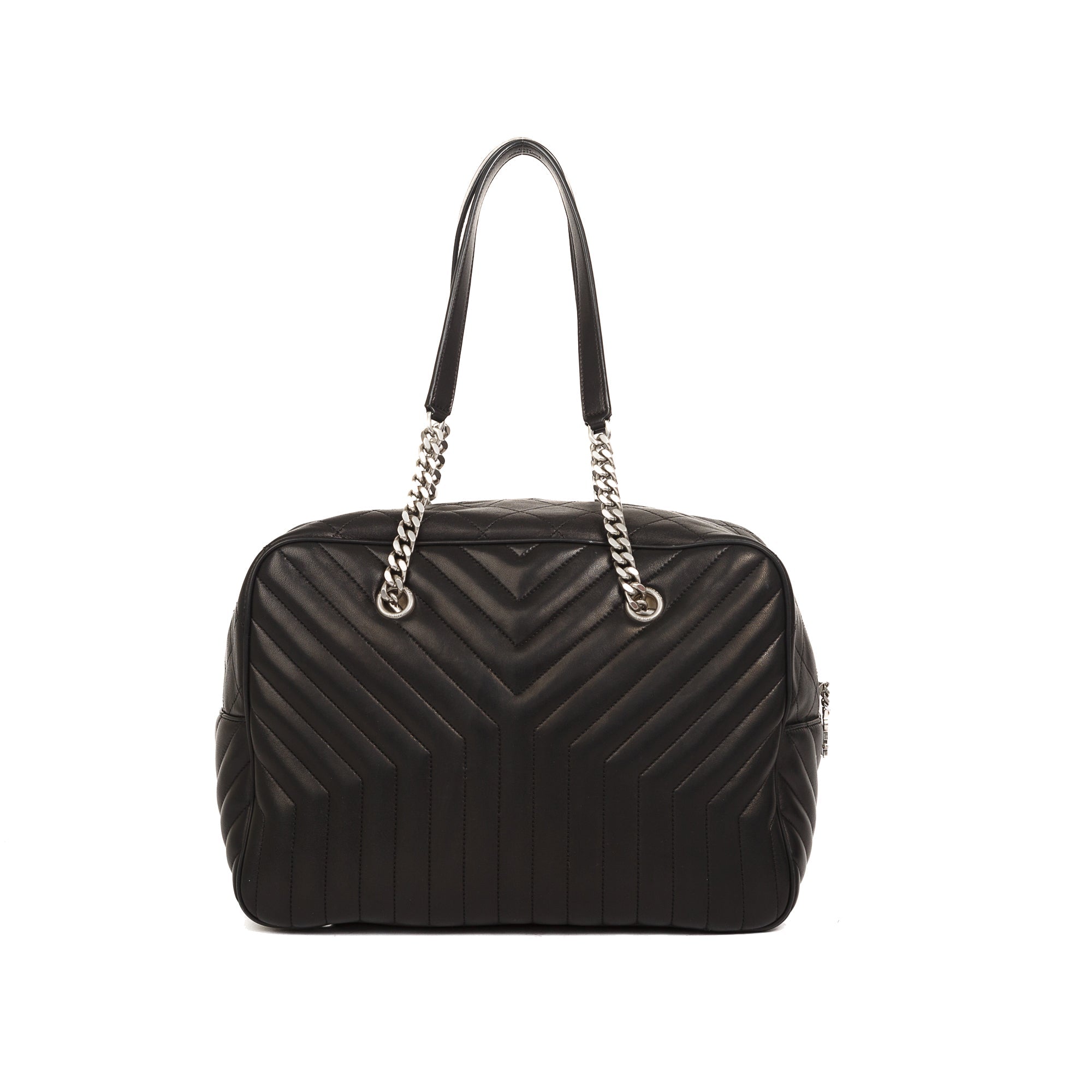 Saint Laurent 2021 Matelasse Joan Bowling Bag