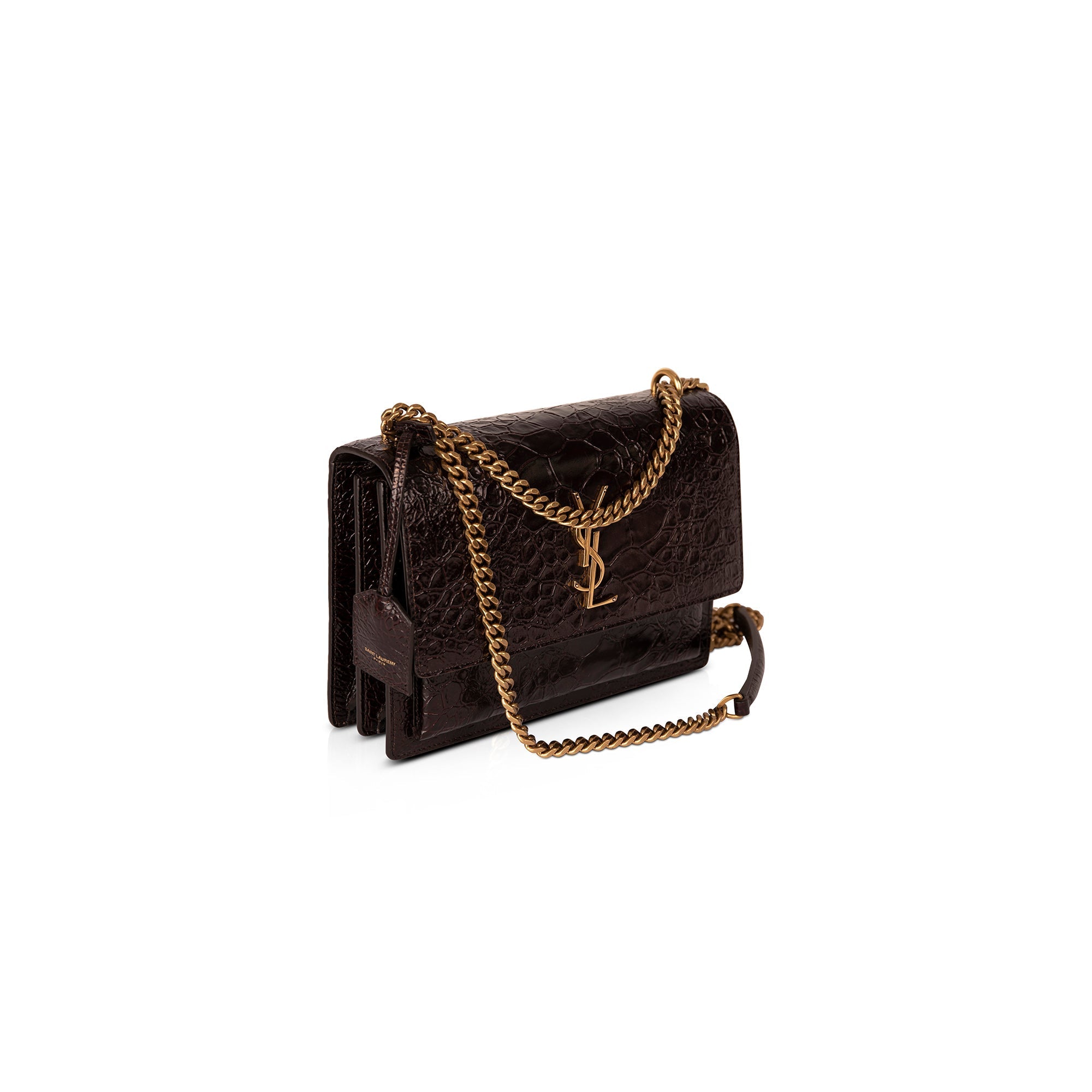 Saint Laurent 2021 Medium Scale-Embossed Sunset Bag – OLIVER'S