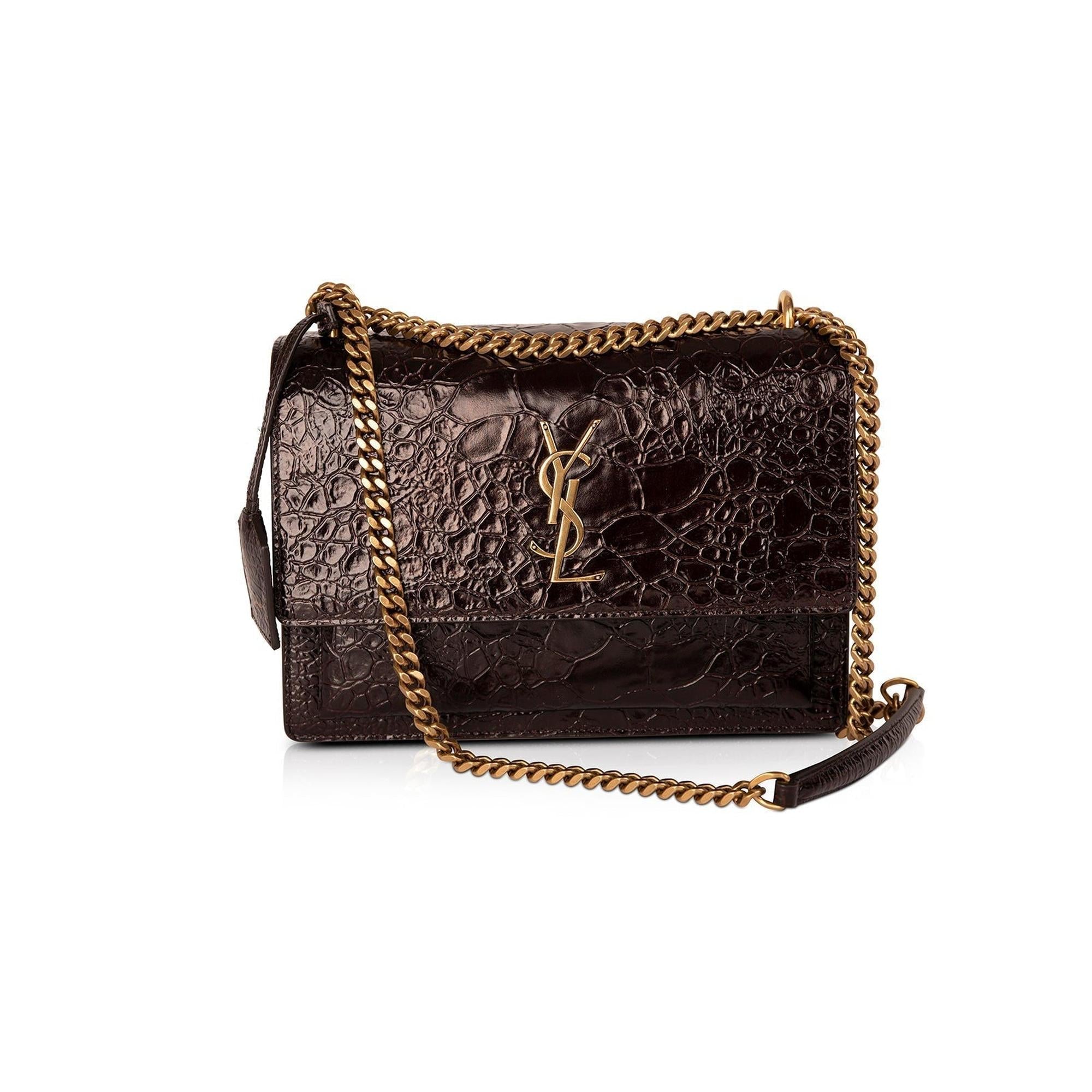 Saint Laurent 2021 Medium Scale-Embossed Sunset Bag – OLIVER'S