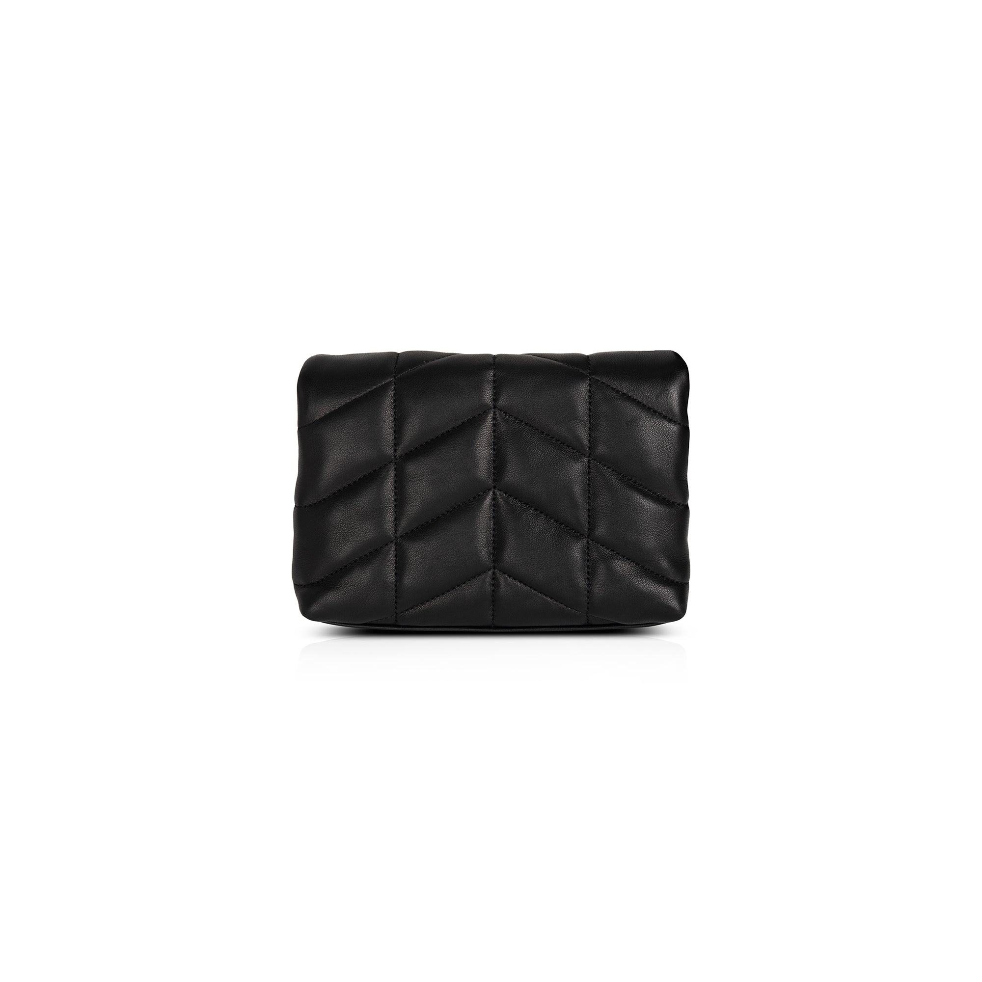 Saint Laurent 2021 Small Puffer Pouch w/ Box