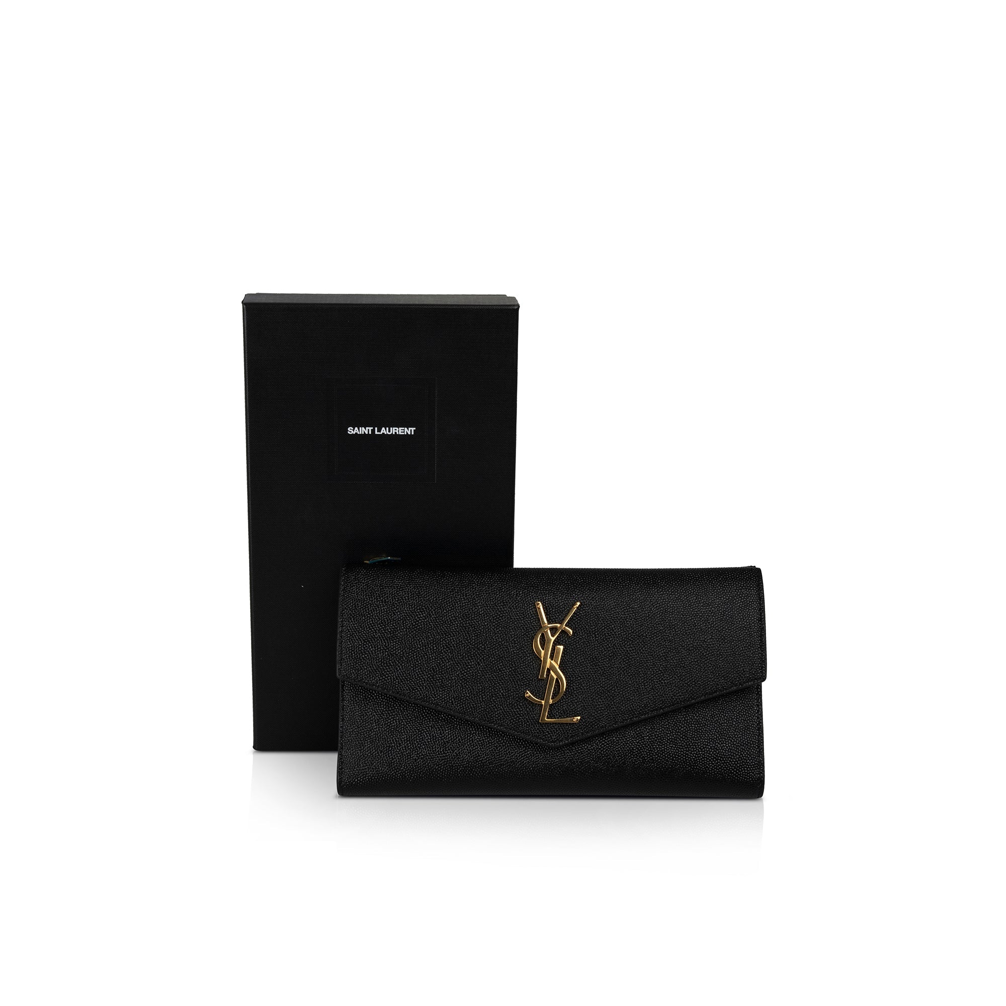 Saint Laurent 2021 Uptown Large Wallet w/ Box