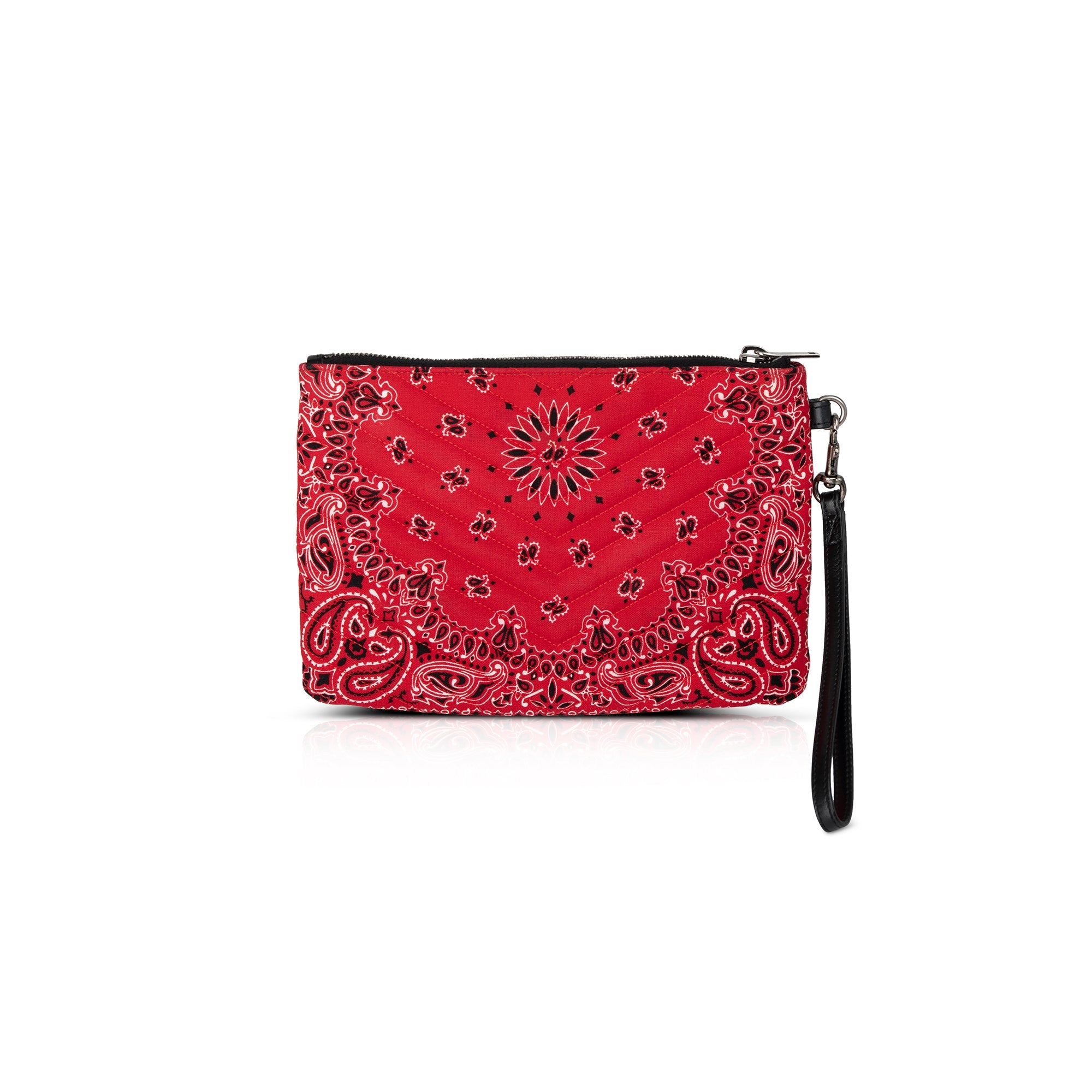 Saint Laurent Bandana Wristlet Pouch