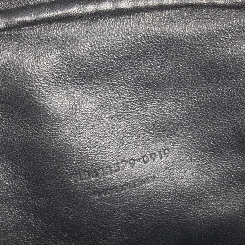 Saint Laurent Black Matelasse Lou Mini Crossbody Bag w/ Box