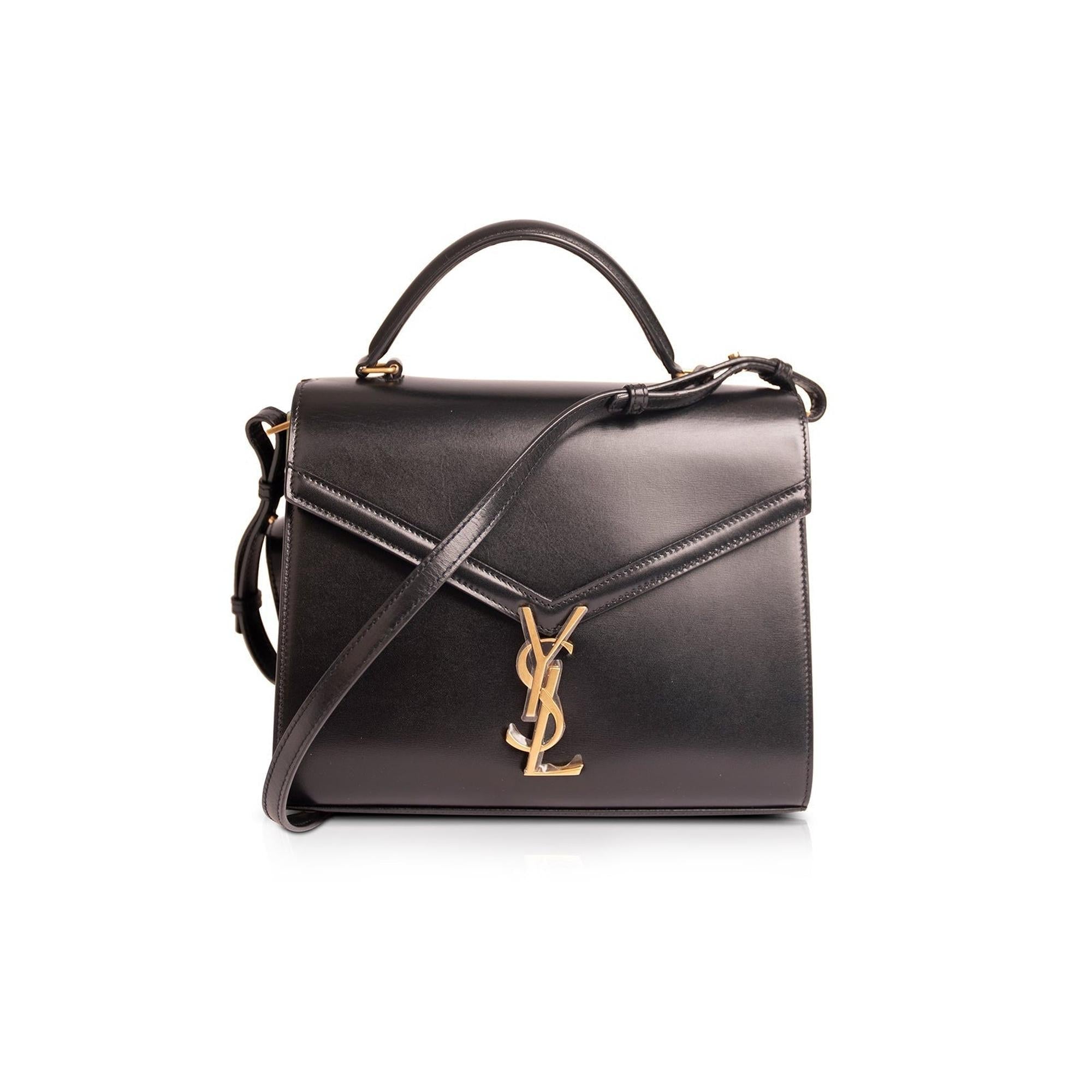 Saint Laurent Cassandra Medium Top Handle Bag – OLIVER'S