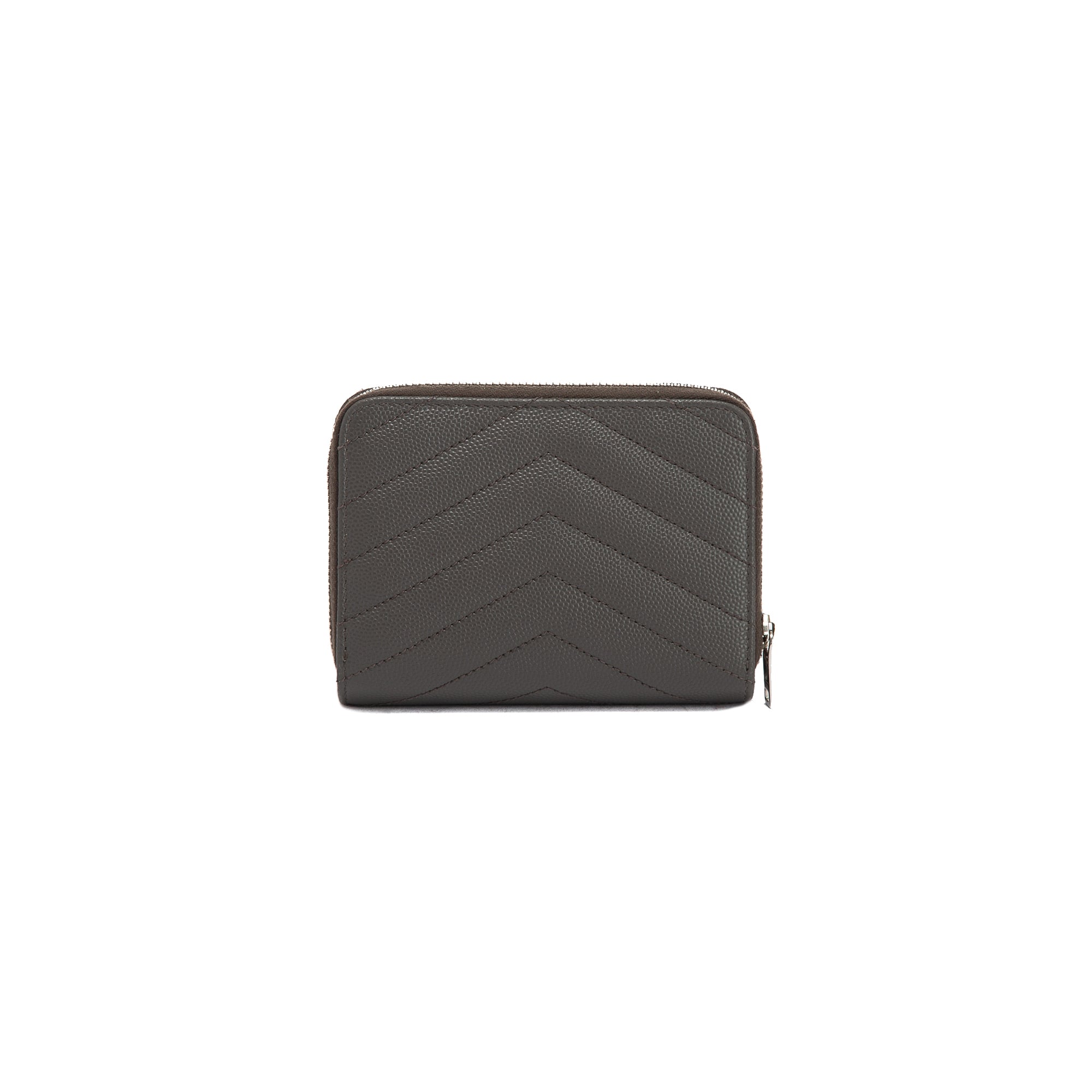 Saint Laurent Cassandre Matelasse Compact Zip Around Wallet