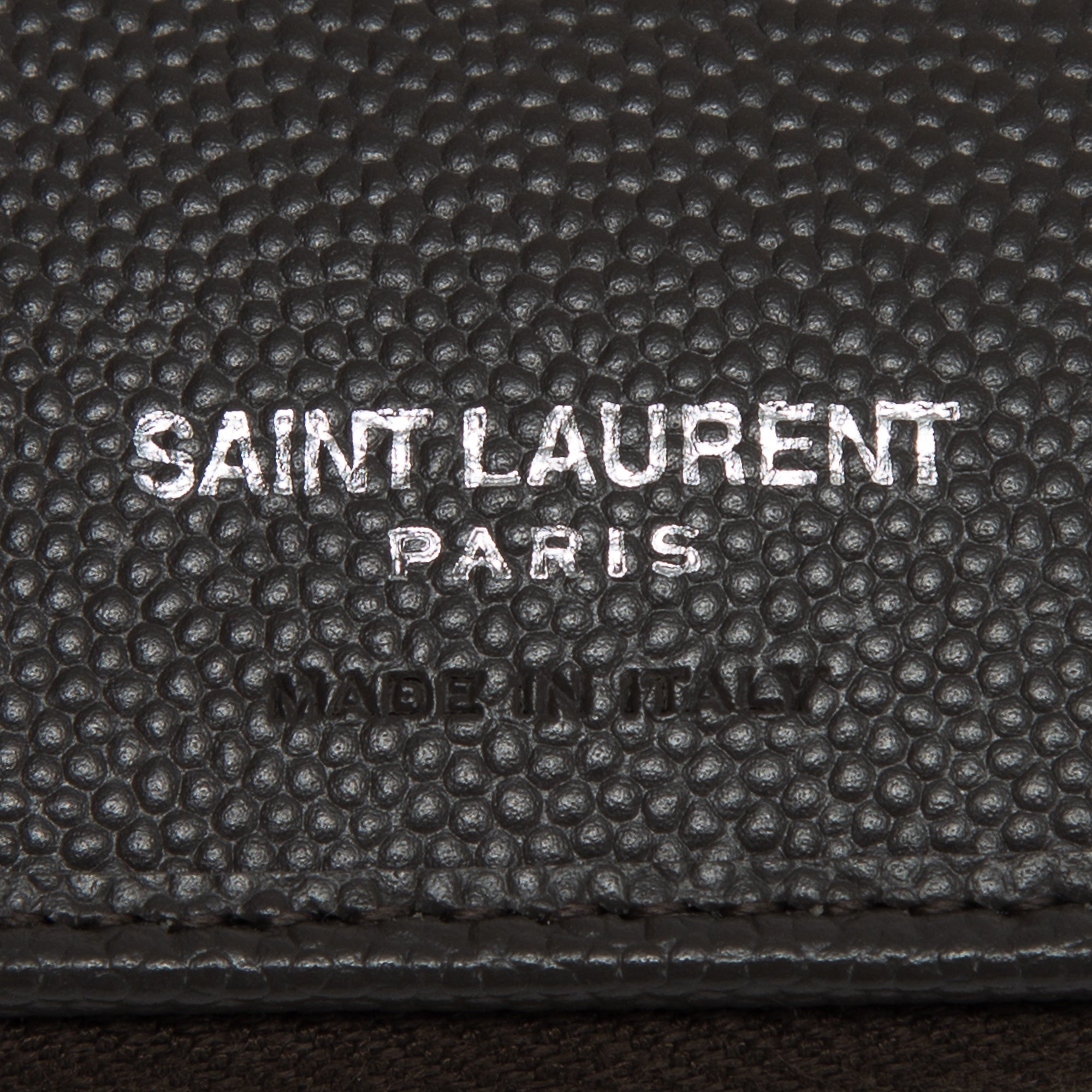Saint Laurent Cassandre Matelasse Compact Zip Around Wallet