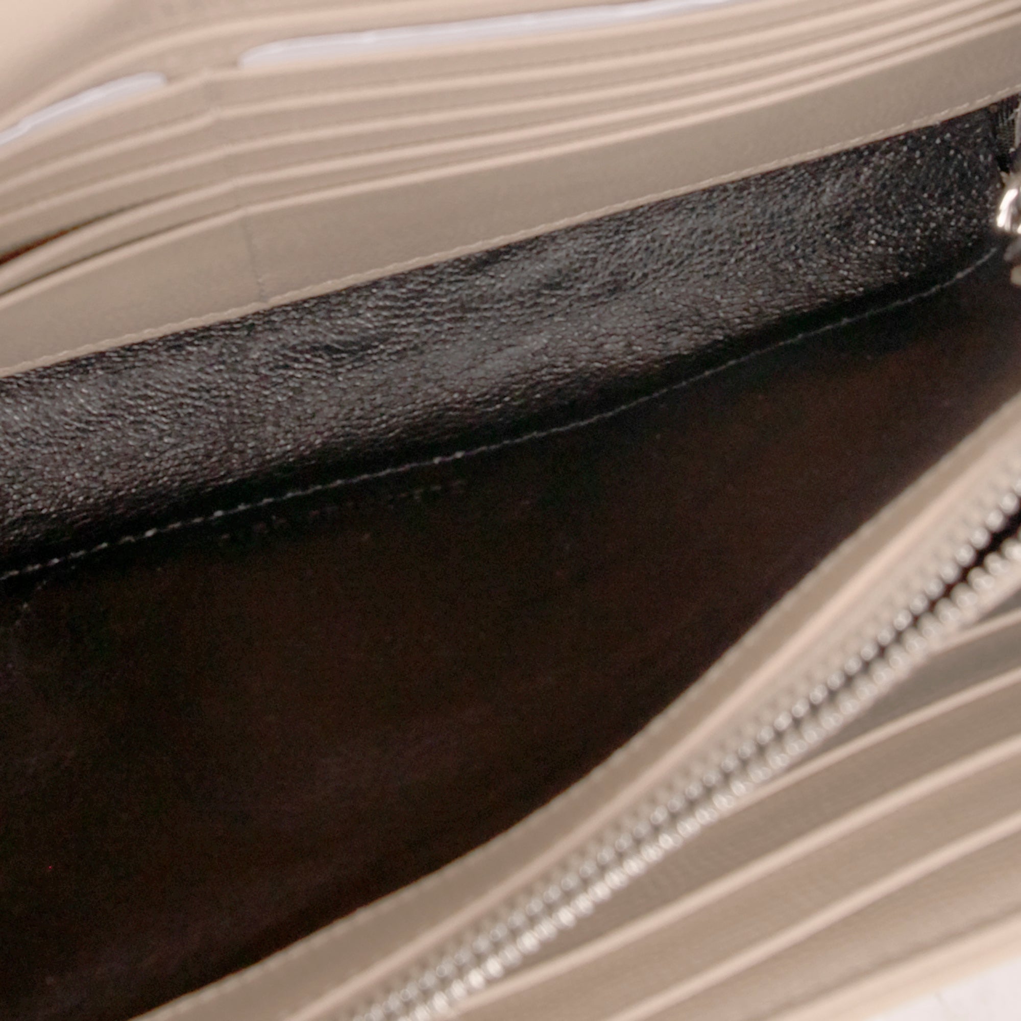 Saint Laurent Classic Monogram Envelope Chain Wallet w/ Box