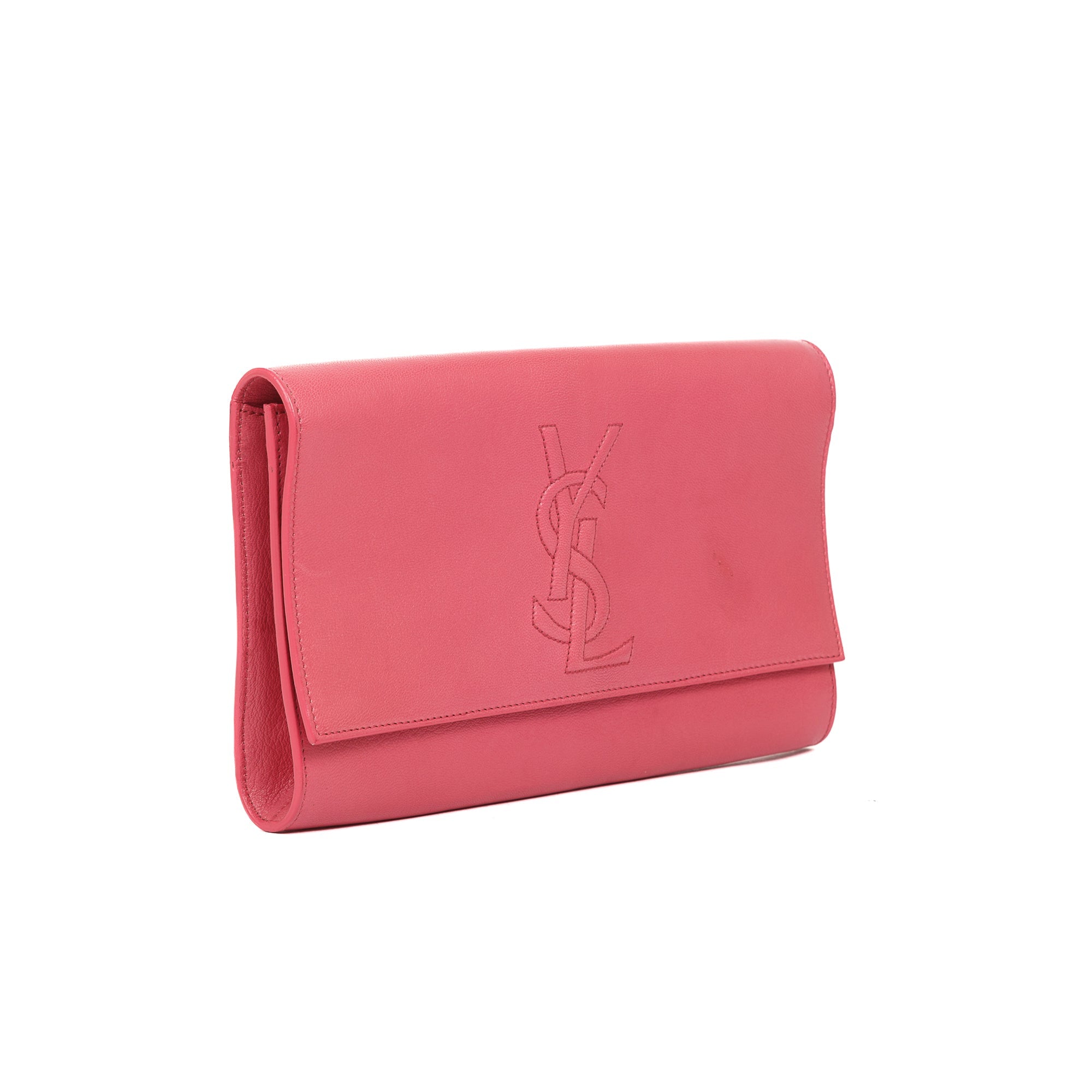Saint Laurent Large Belle de Jour Clutch w/ Box
