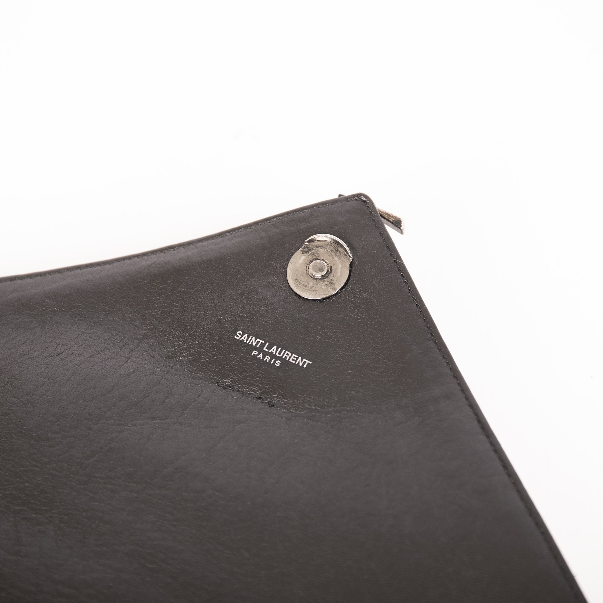 Saint Laurent Large Chevron College Bag