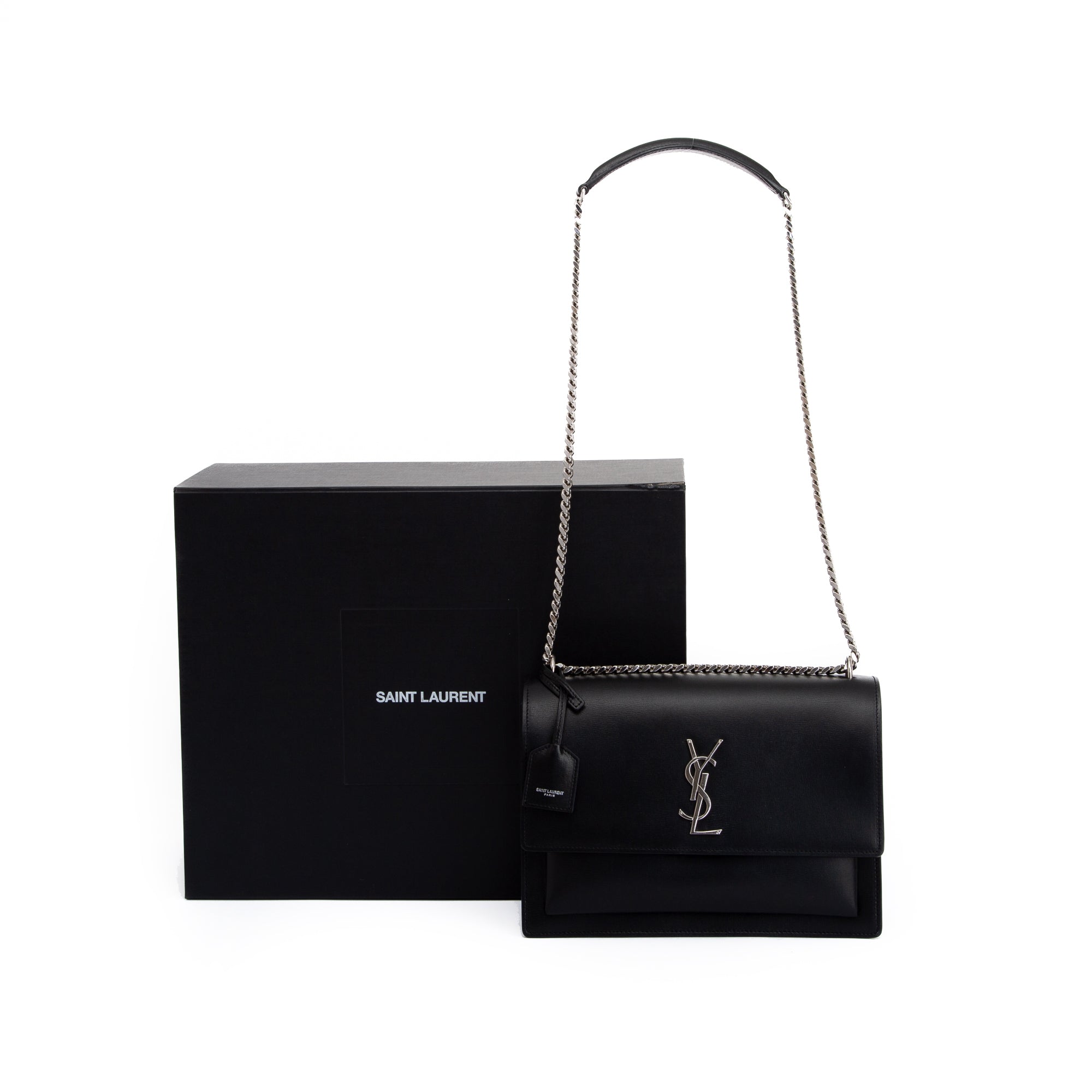 Saint Laurent Large Sunset Chain Bag w/ Box & Receipt