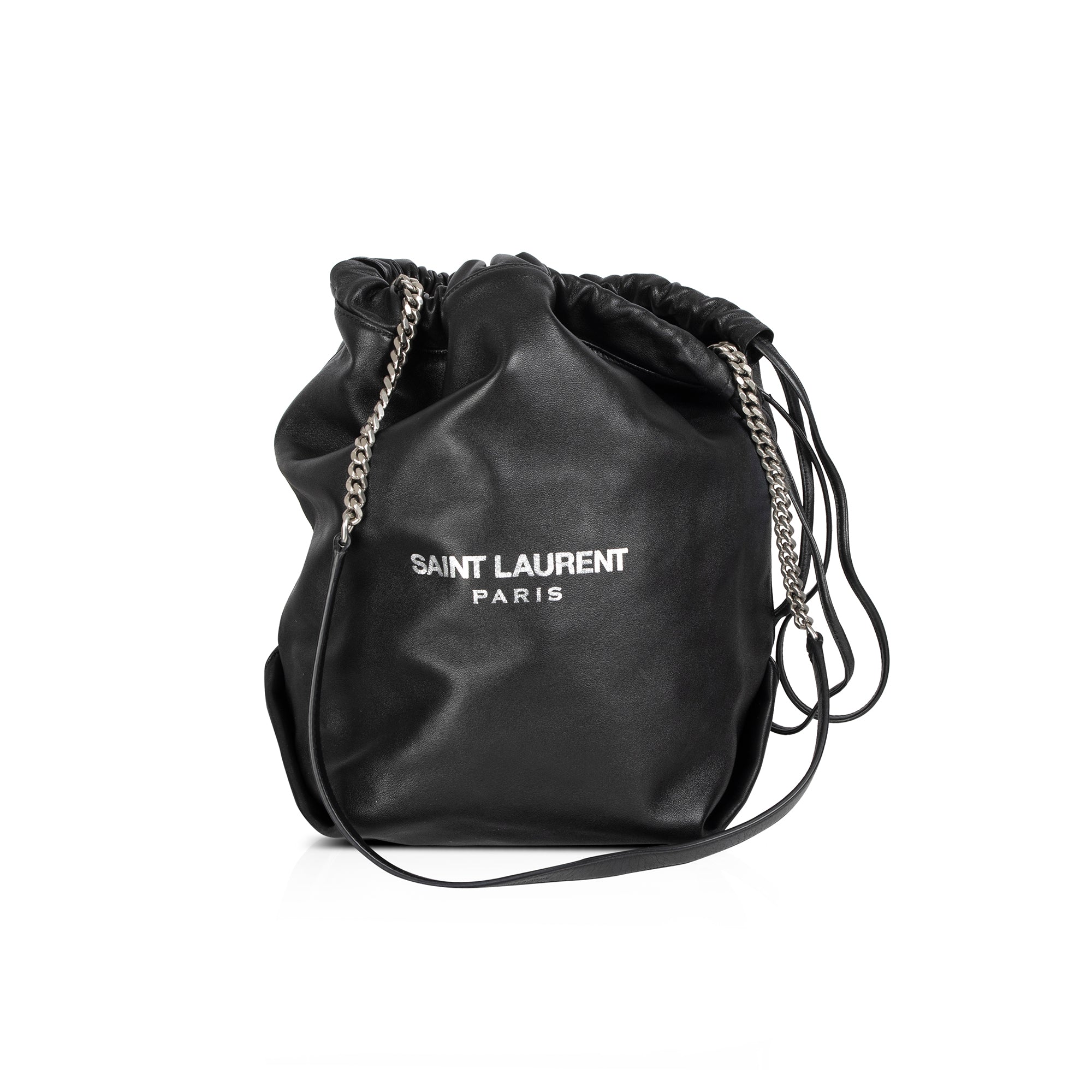 SAINT LAURENT サンローラン Teddy Bucket バッグ 中古・古着通販】Saint Laurent Paris (サンローランパリ) Teddy