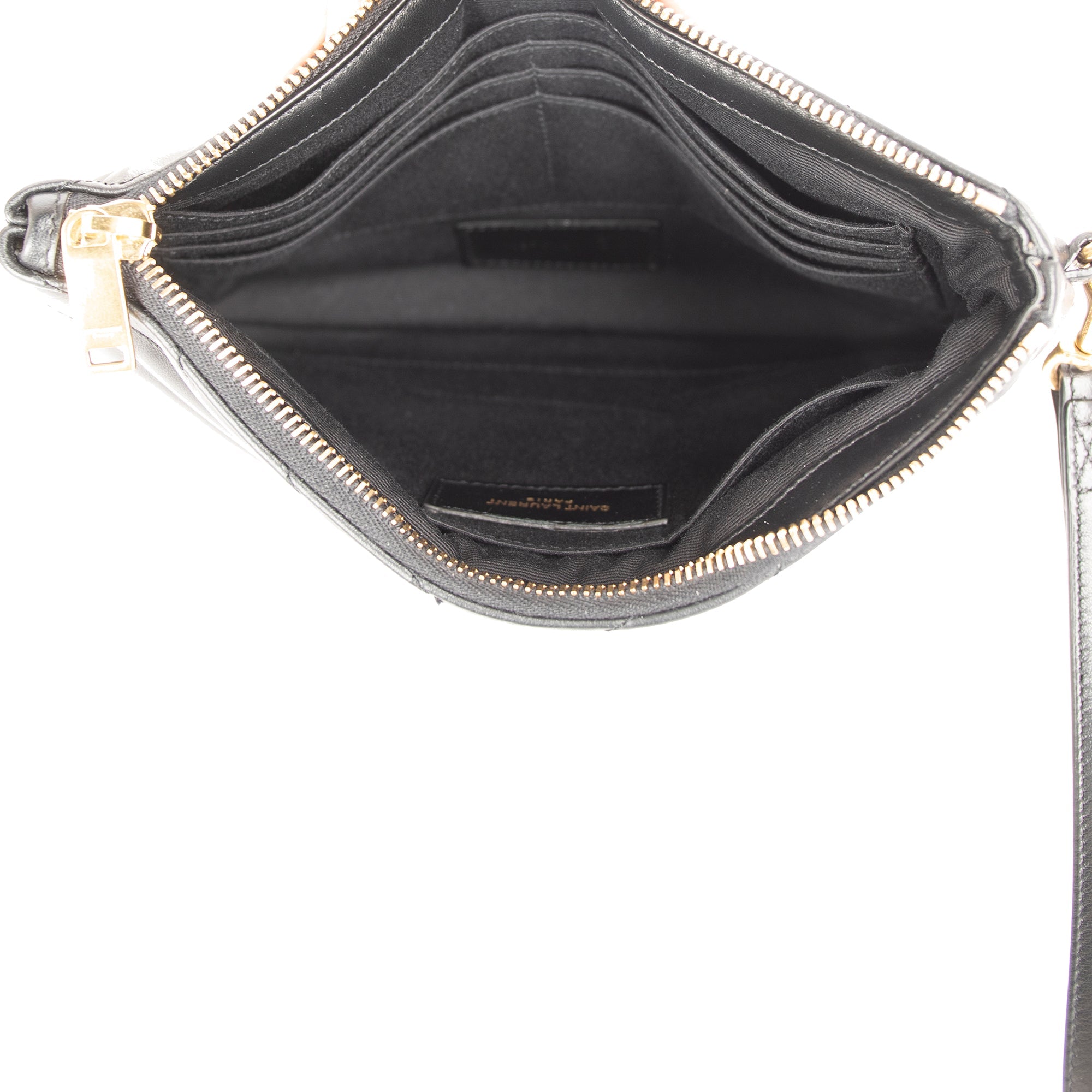 Saint Laurent Matelasse Cassandre Wrist Pouch w/ Box