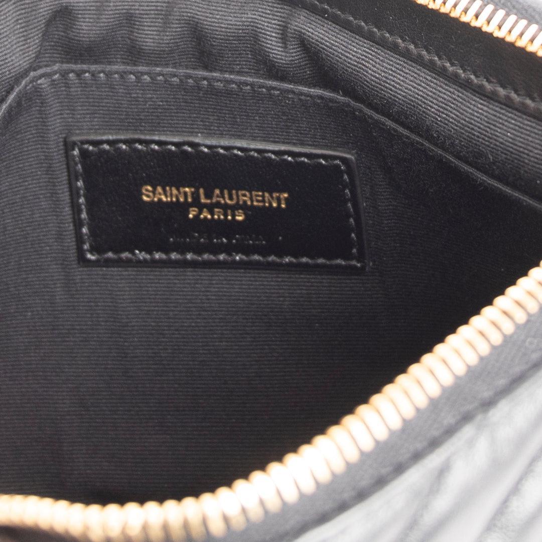 Saint Laurent Matelasse Cassandre Wrist Pouch w/ Box