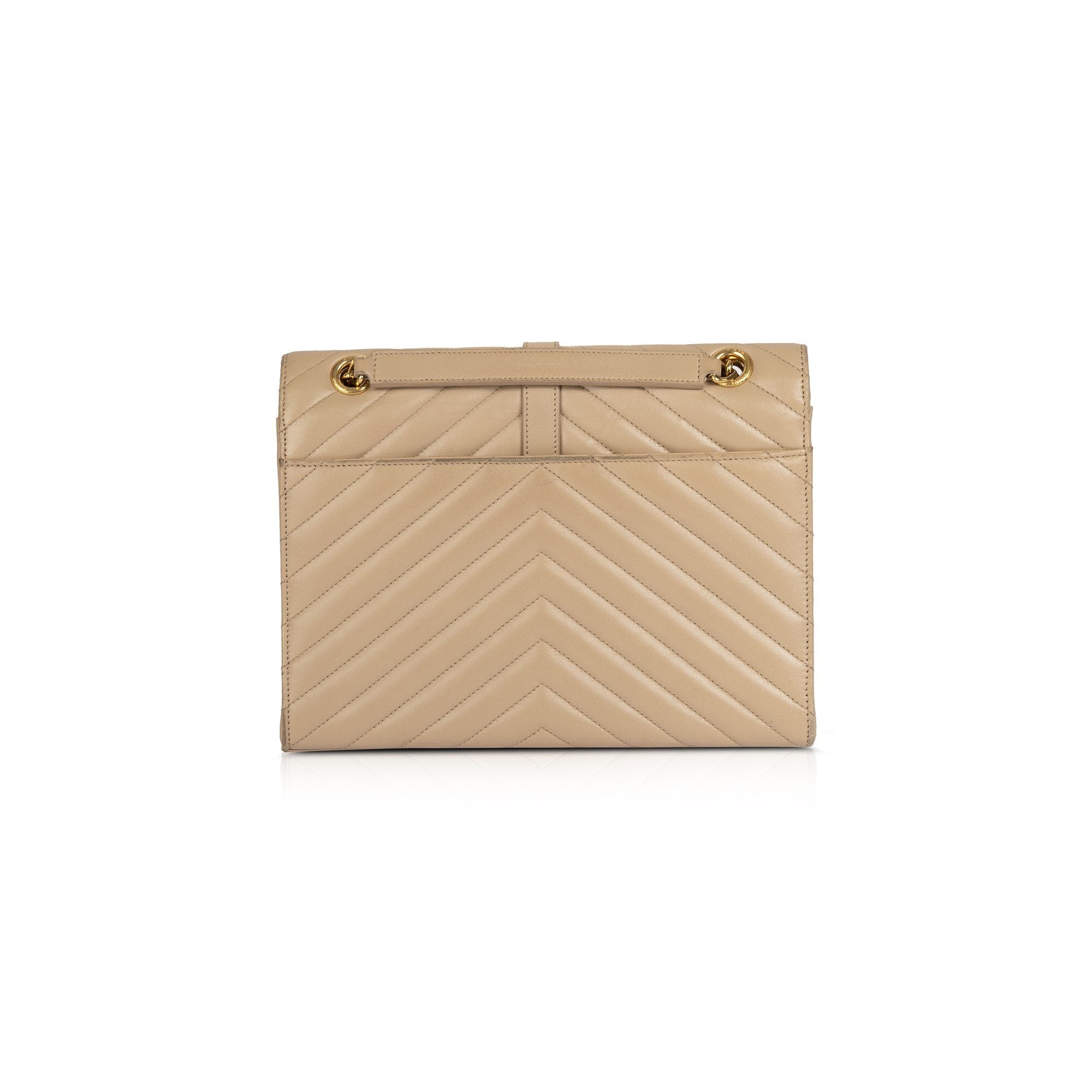 Saint Laurent Medium Monogram Envelope Chain Bag w/ Box