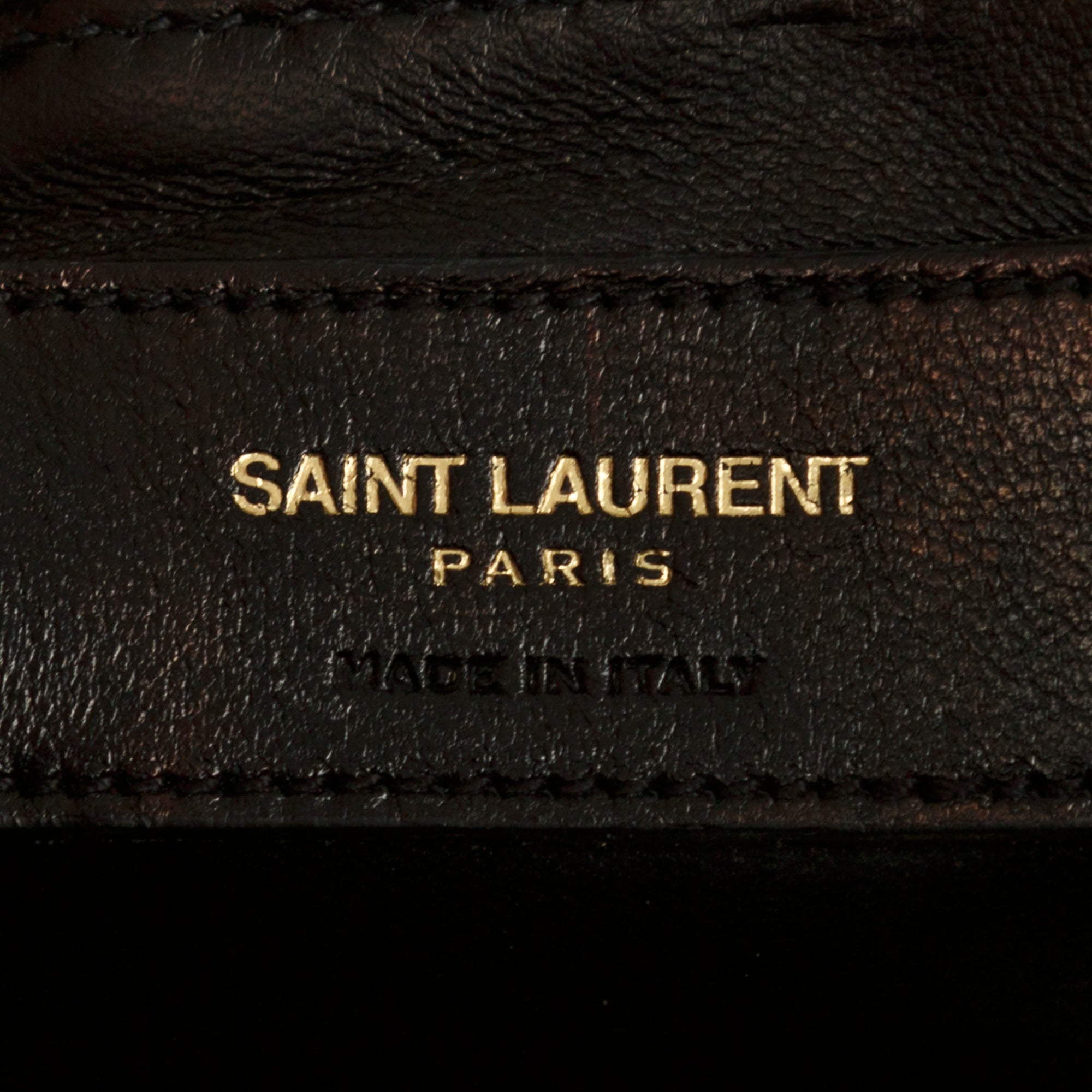 Saint Laurent Medium Python-Embossed Kate Monogram Tassel Bag w/ Box