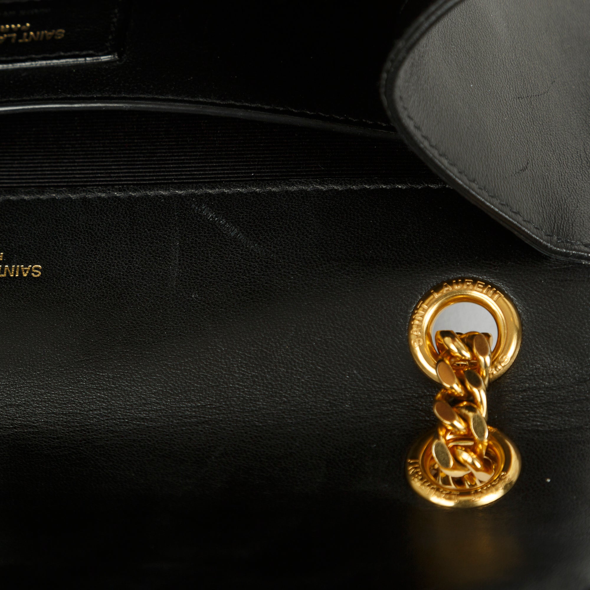 Saint Laurent Medium Velvet Mix Matelasse Envelope Chain Bag