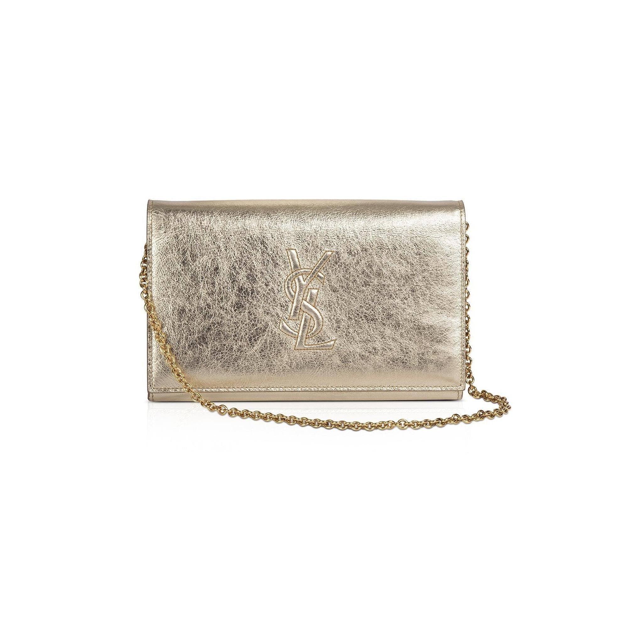 Saint Laurent Metallic Belle De Jour Clutch
