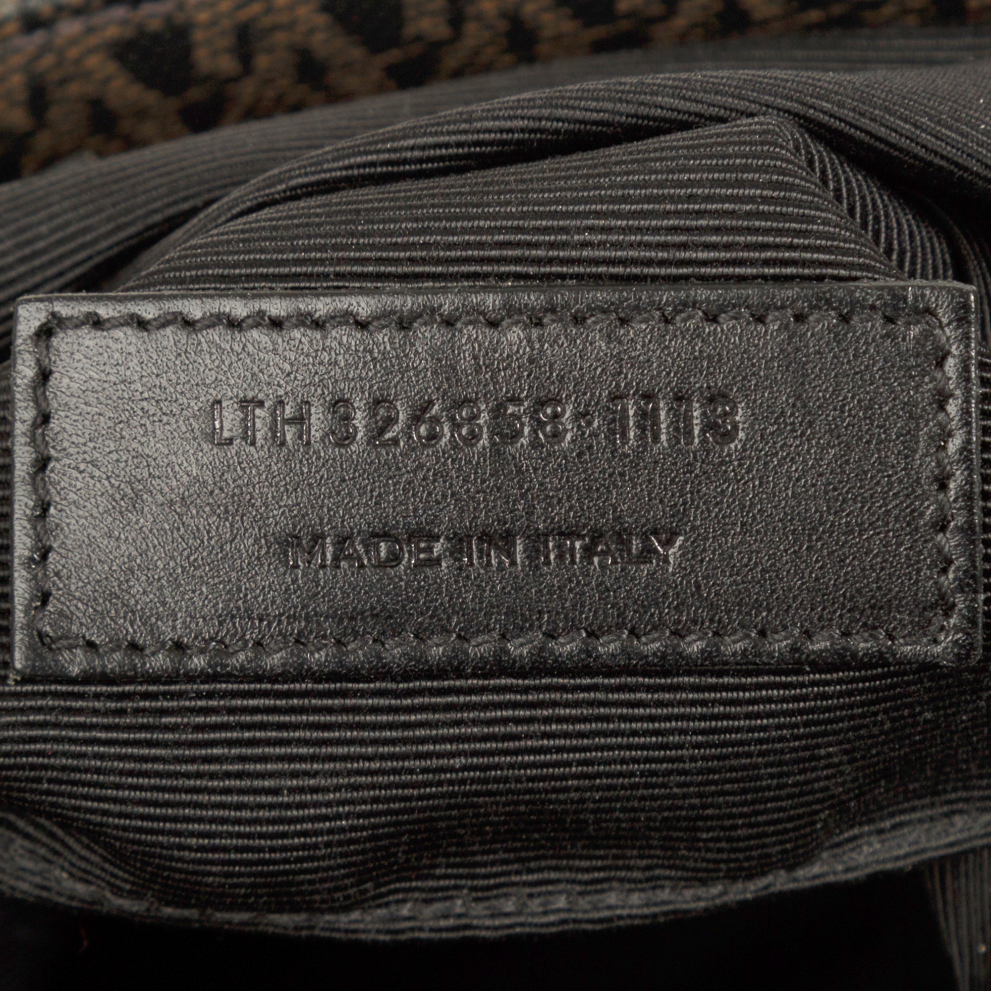 Saint Laurent Monogram Canvas Flat Messenger Bag