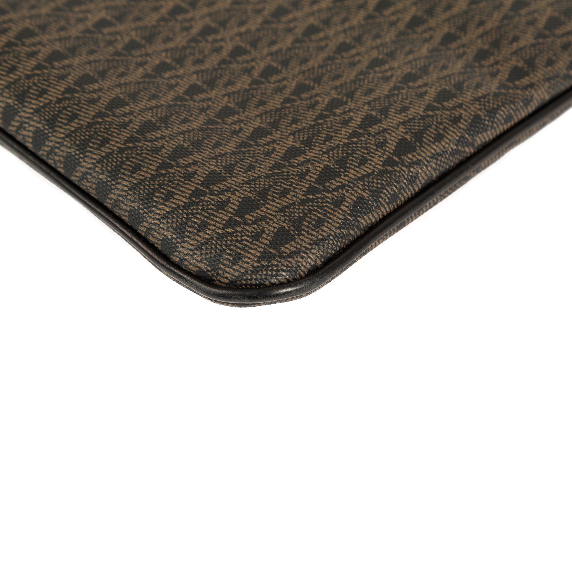 Saint Laurent Monogram Canvas Flat Messenger Bag