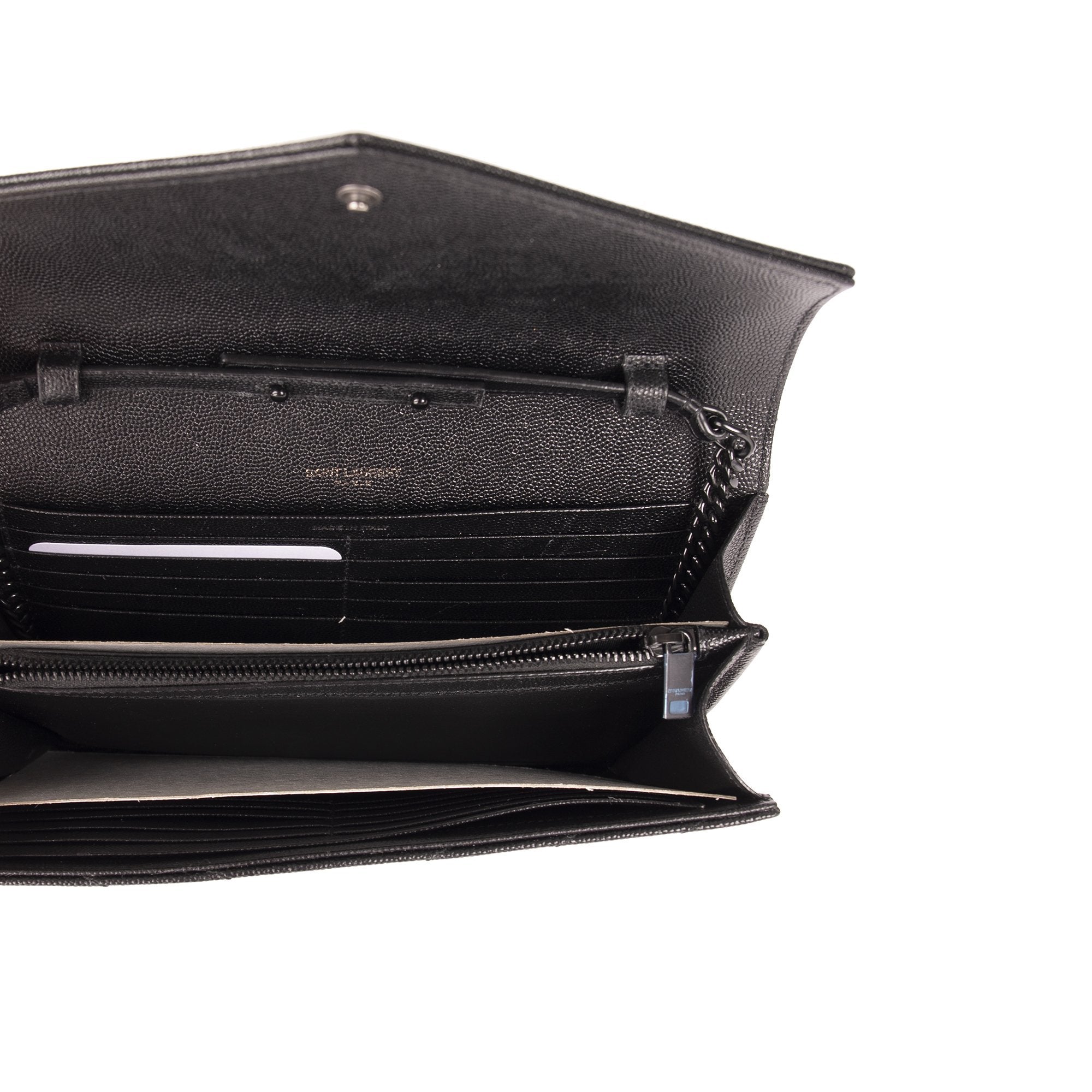 Saint Laurent Monogram Chain Wallet w/ Box