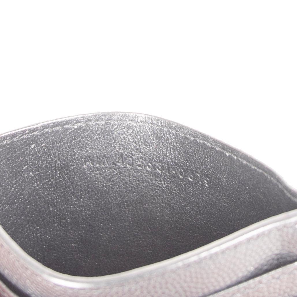 Saint Laurent Monogram Leather Card Holder w/ Box & Receipt