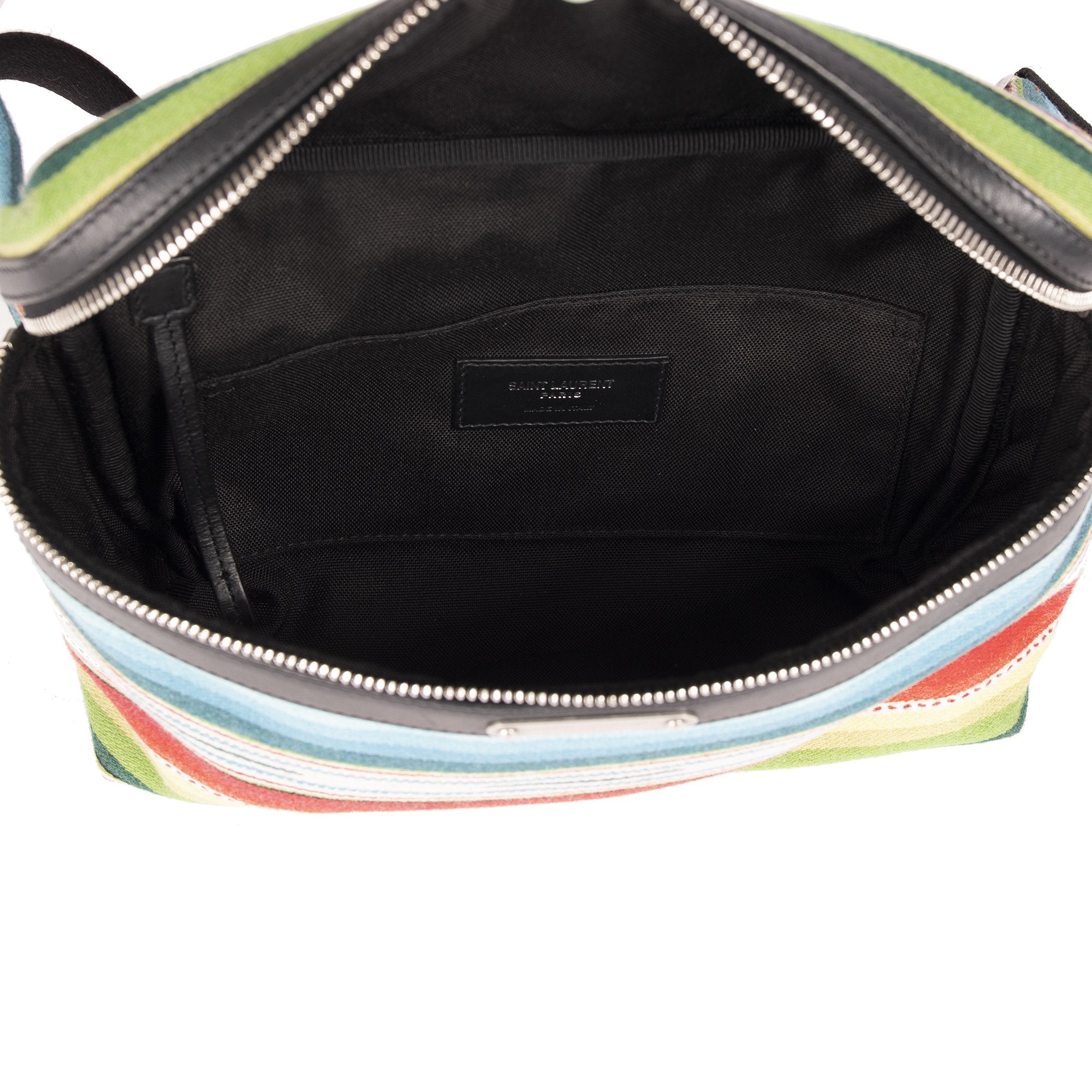 Saint Laurent Multicolor Striped City Belt Bag