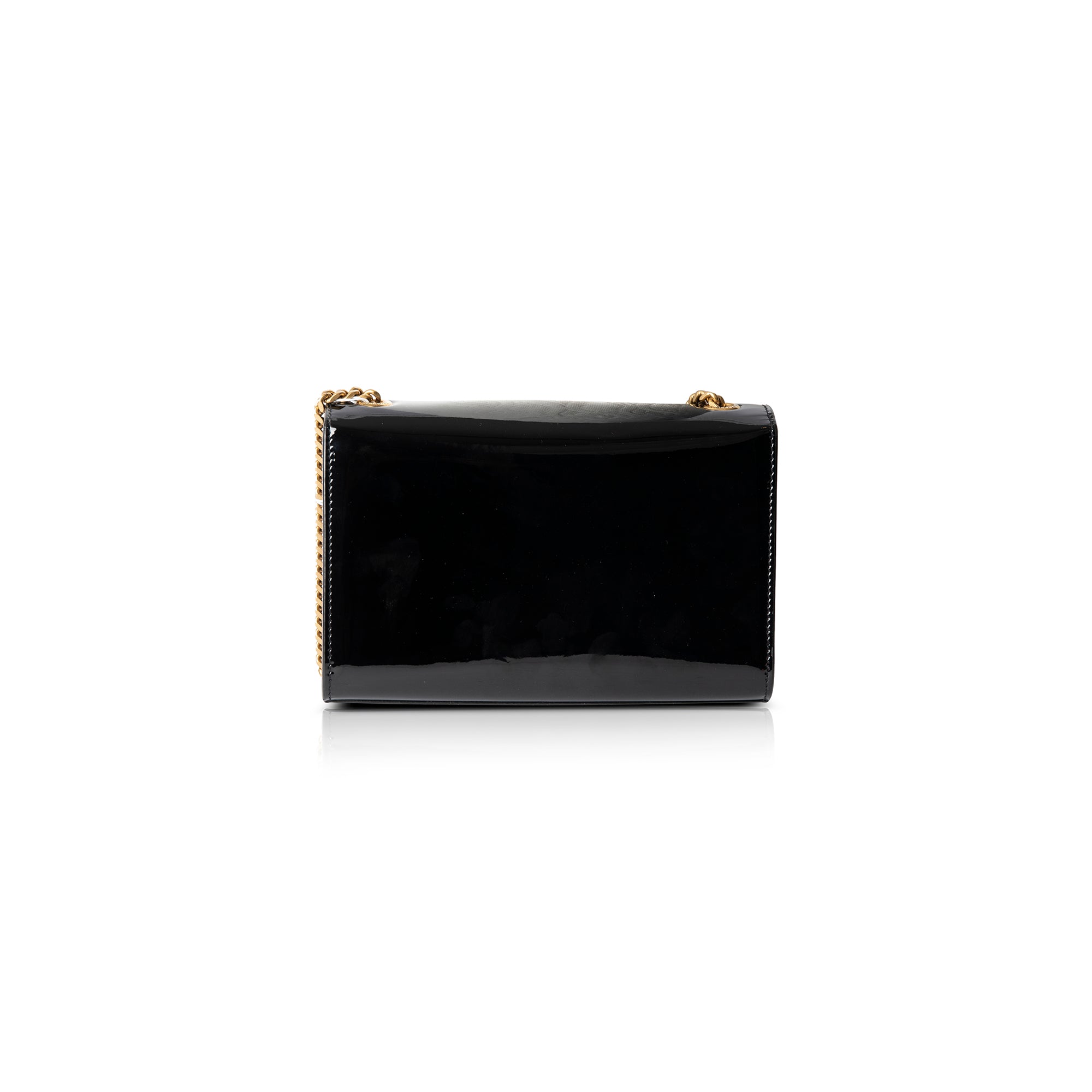 Saint Laurent Patent Leather Small Kate Shoulder Bag