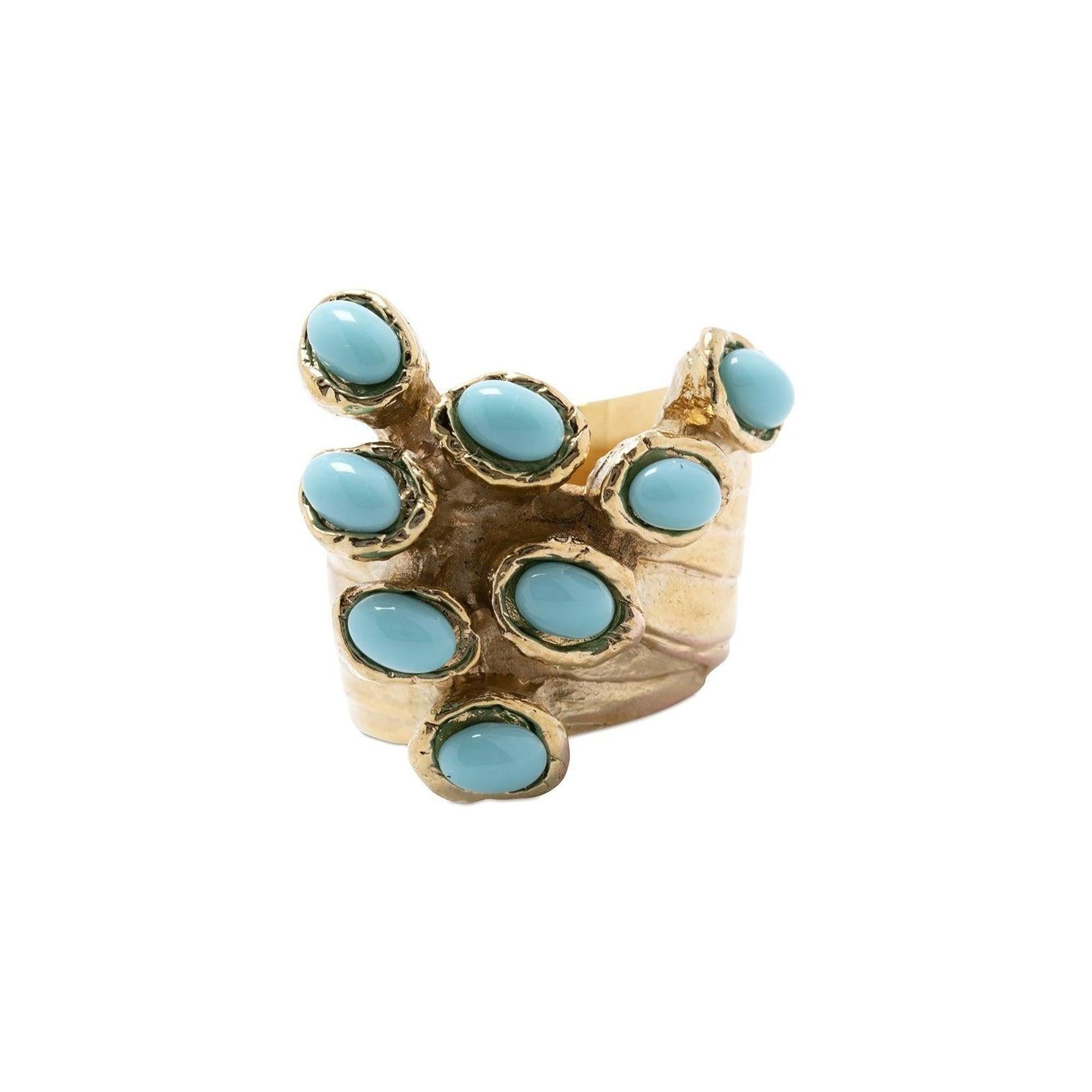 Saint Laurent Resin Arty Dots Ring