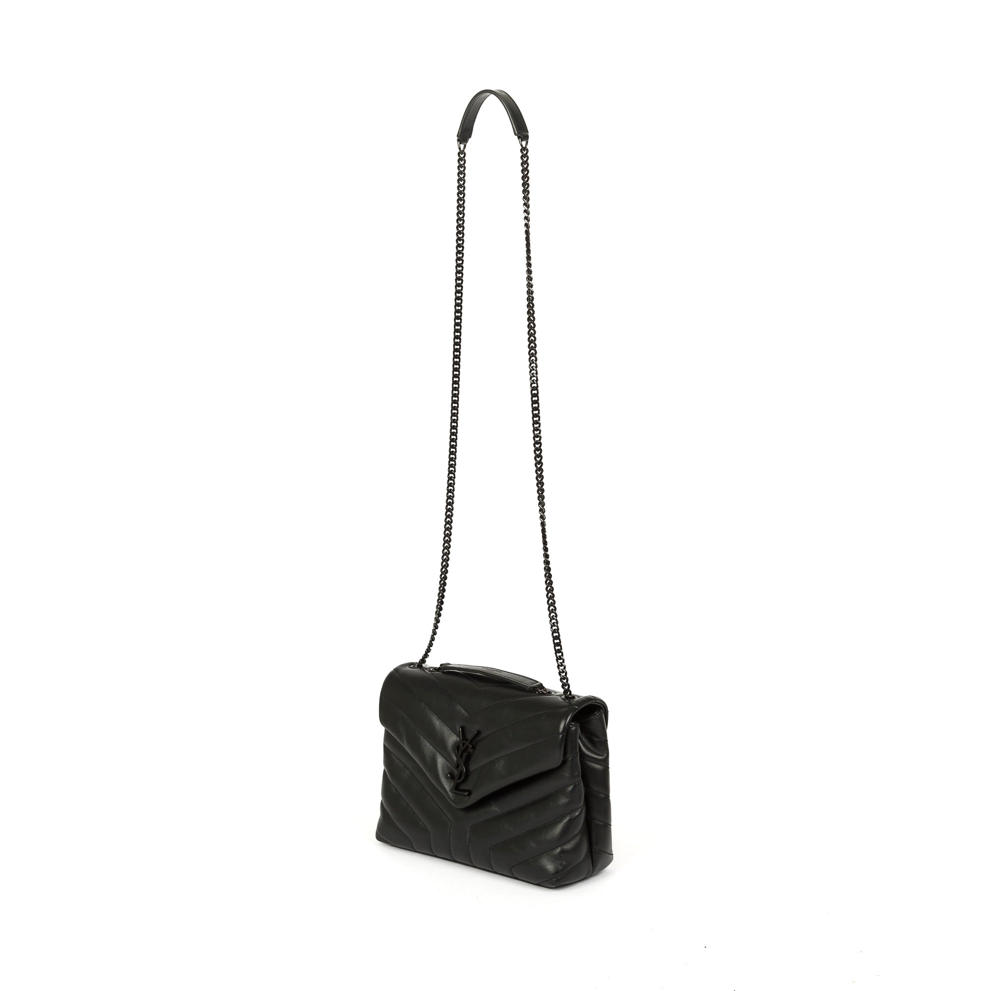 Saint Laurent Small Loulou Monogram Chain Shoulder Bag