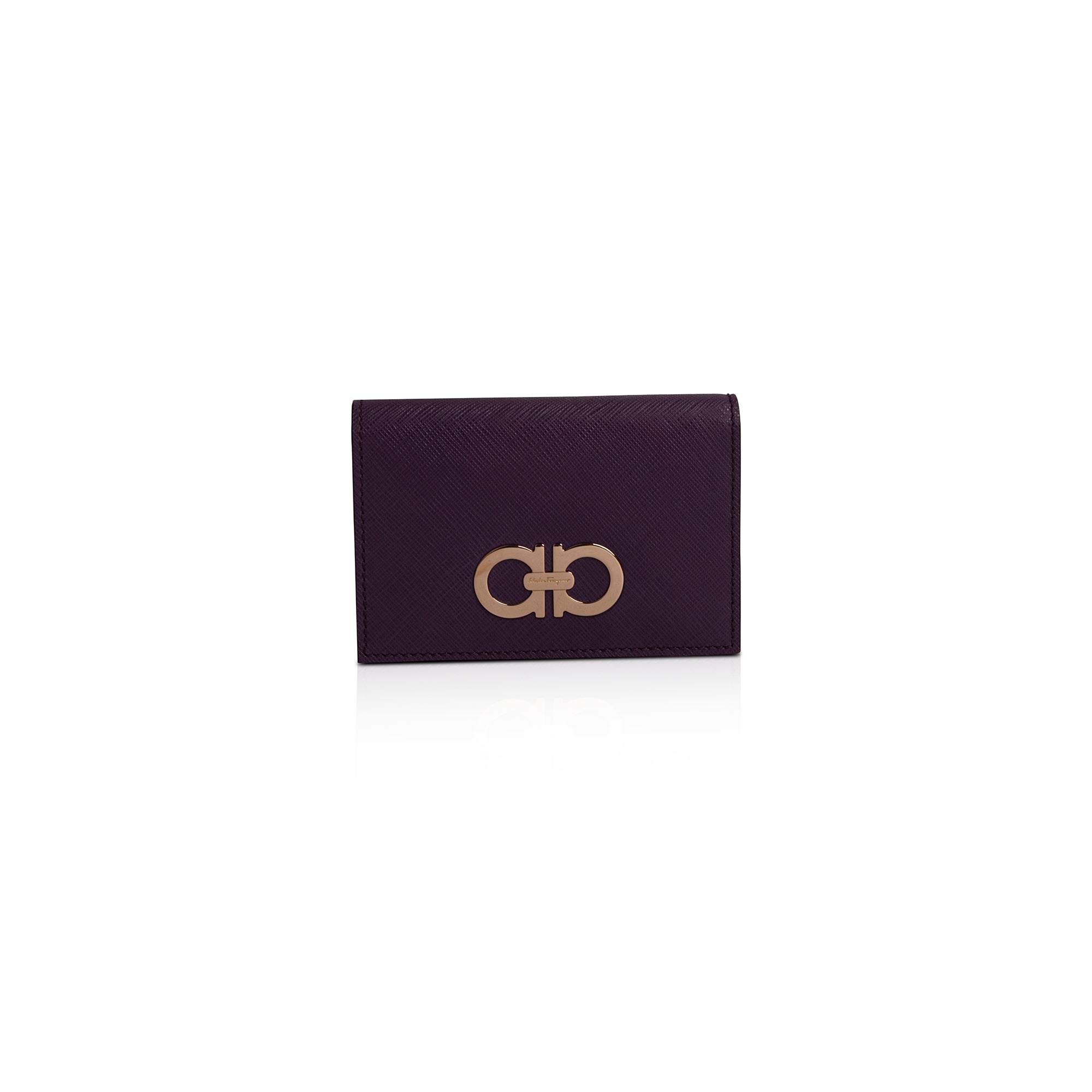 Salvatore Ferragamo Gancini Credit Card Holder w/ Box