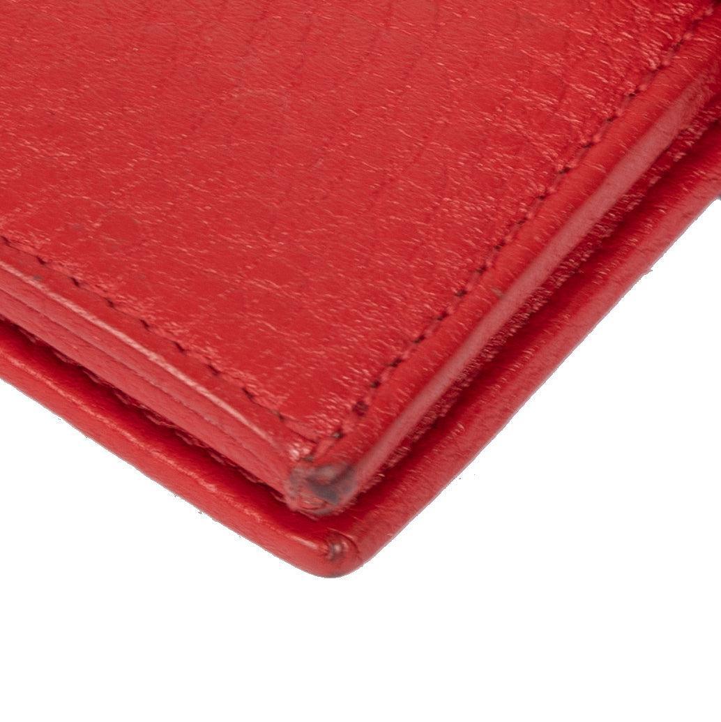 Salvatore Ferragamo Gancini Leather Flap Wallet